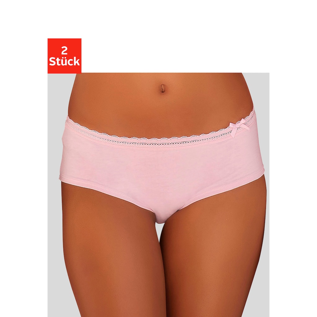 Nuance Panty, (2 St.), aus weicher Baumwolle