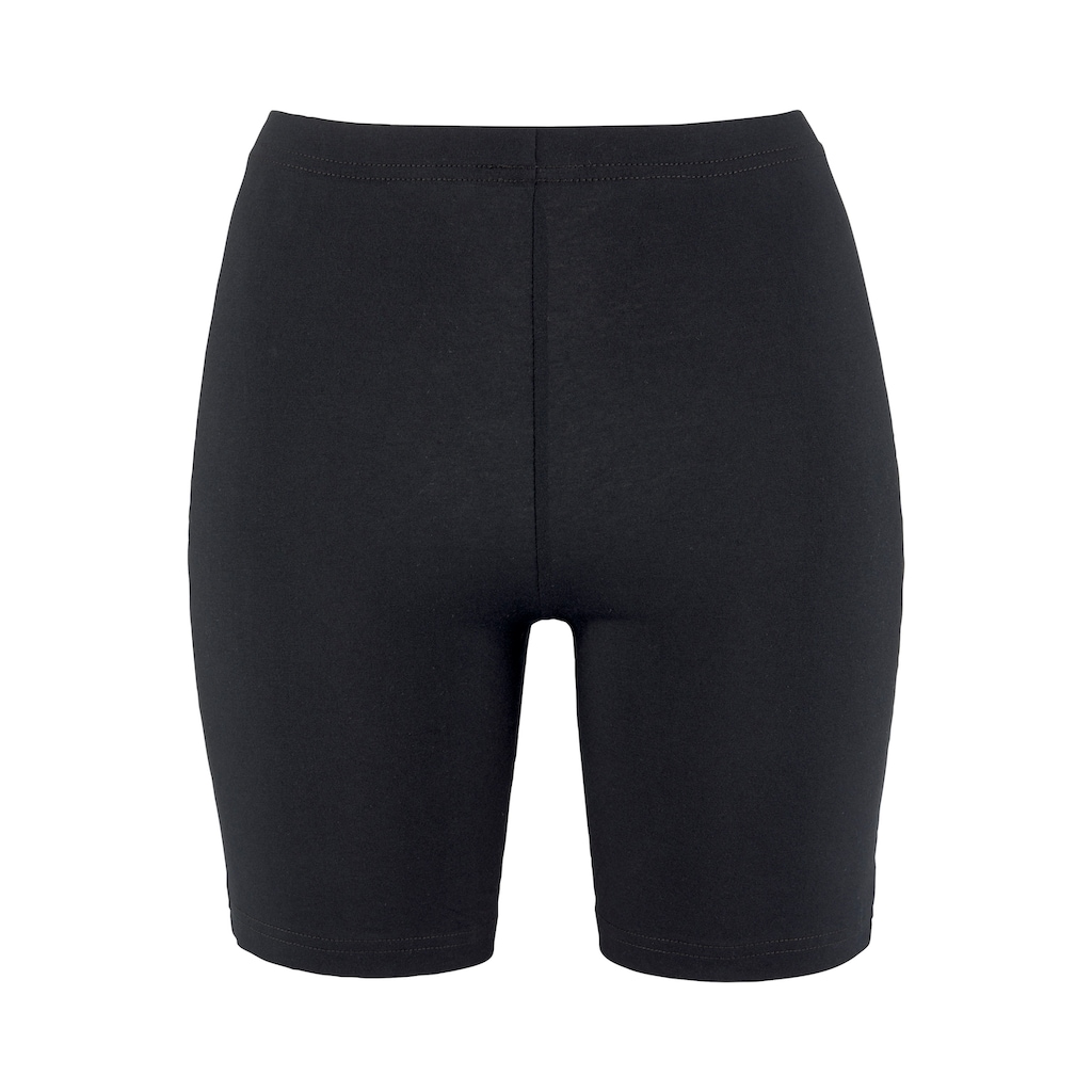 LASCANA Lange Unterhose, (Packung, 2 St.), "Perfect Basics" aus elastischer Baumwolle