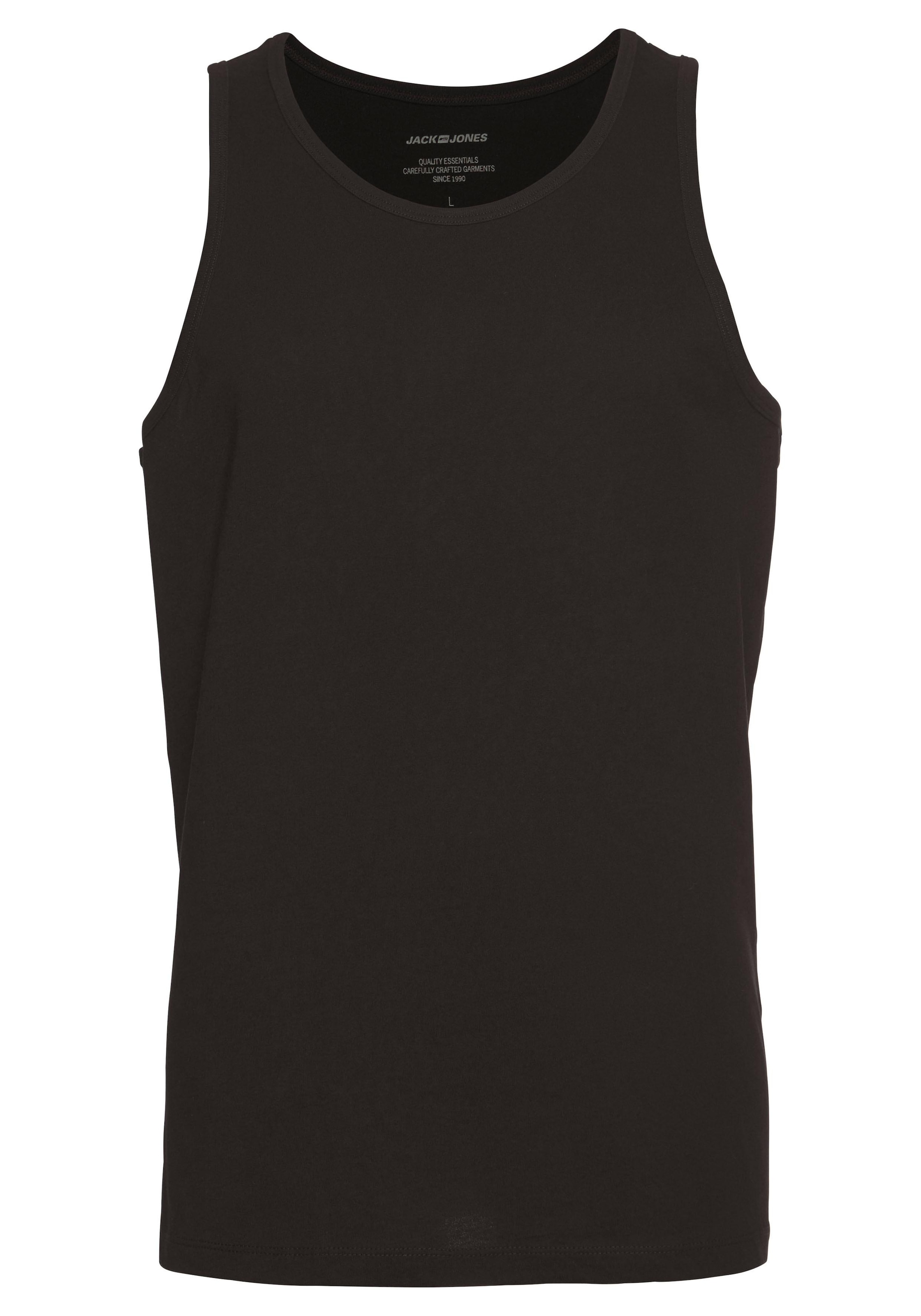 Jack & Jones Tanktop »JACBASIC im Doppelpack mit Rundhals und bequemer Passform« Packung, 2er-Pack, 2 tlg. unifarben, modisch, regular fit, Baumwolle, Rundhals