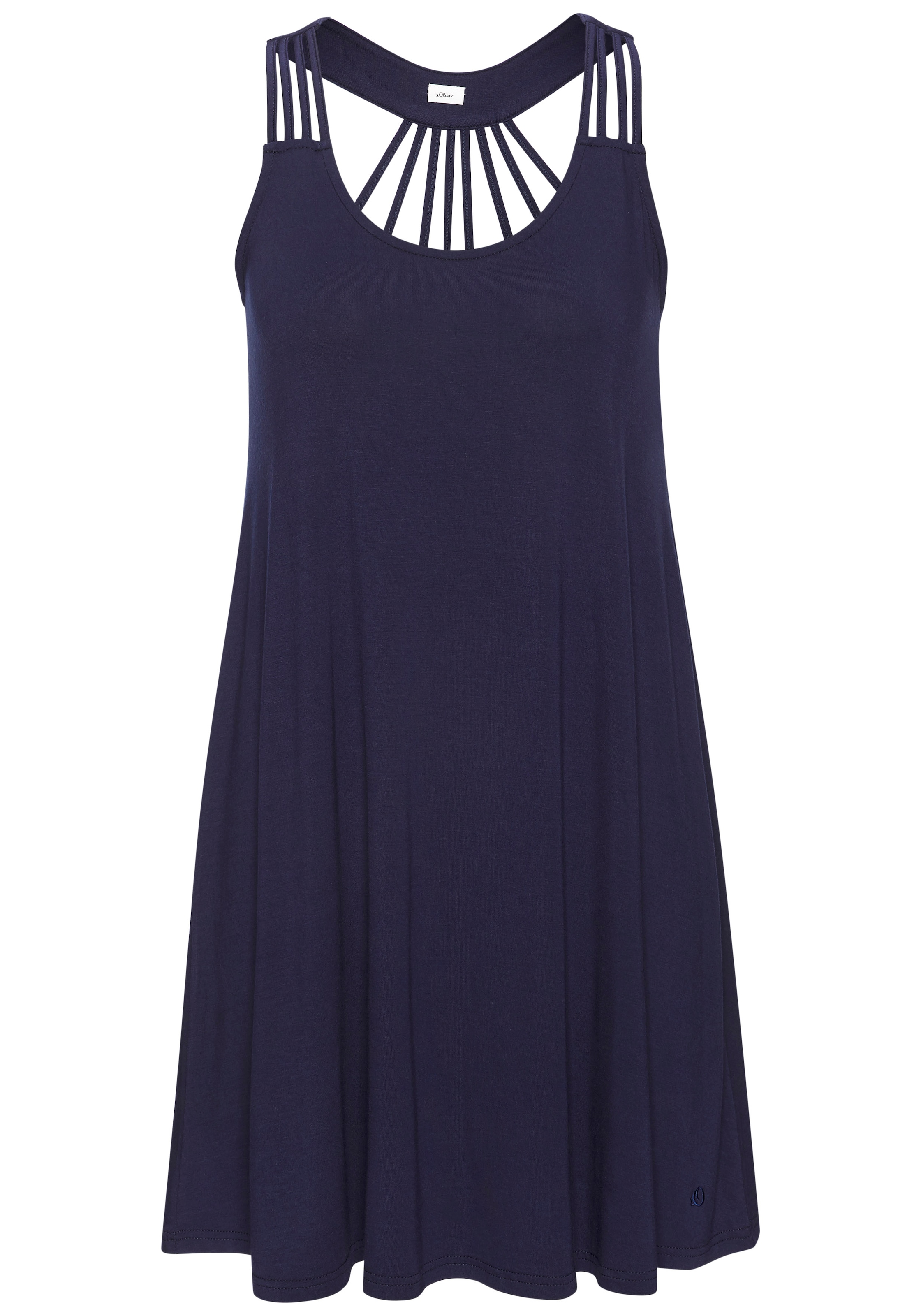 s.Oliver Strandkleid mit besonderem Trägerdesign, Minikleid, Sommerkleid