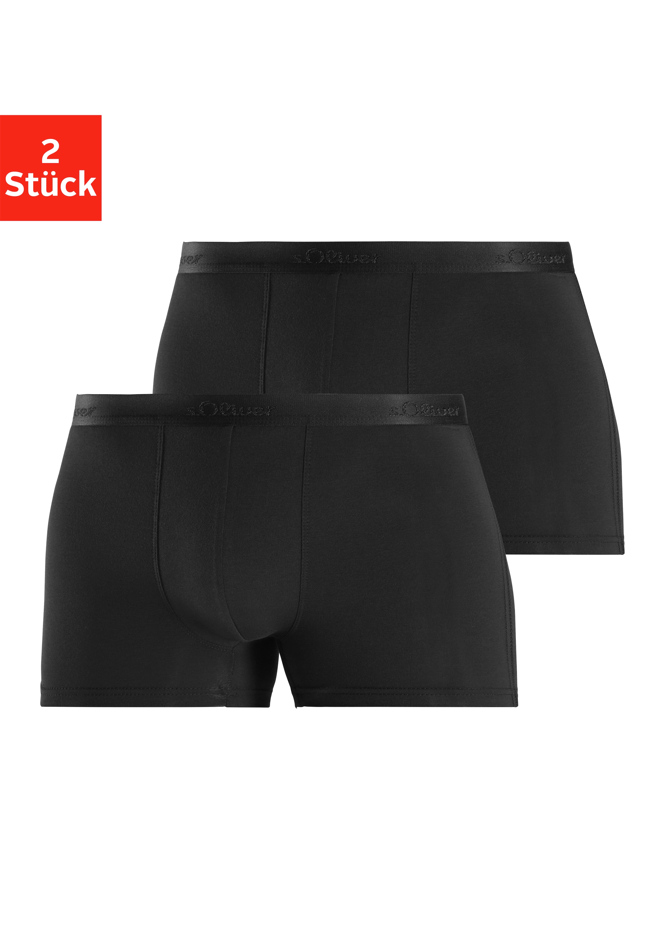 s.Oliver Boxer »Boxershorts für Herren« Packung, 2 Stk. aus weichem Modal