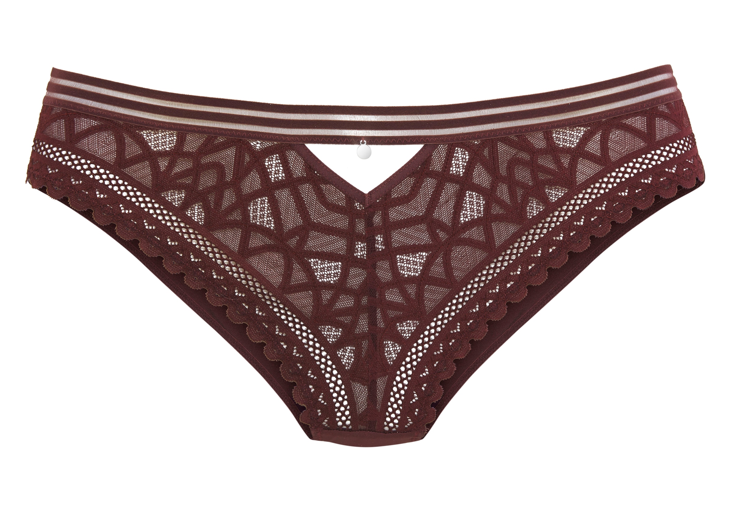 s.Oliver Slip »Milene«, mit edlem Bund und modischem Accessoire vorne mittig