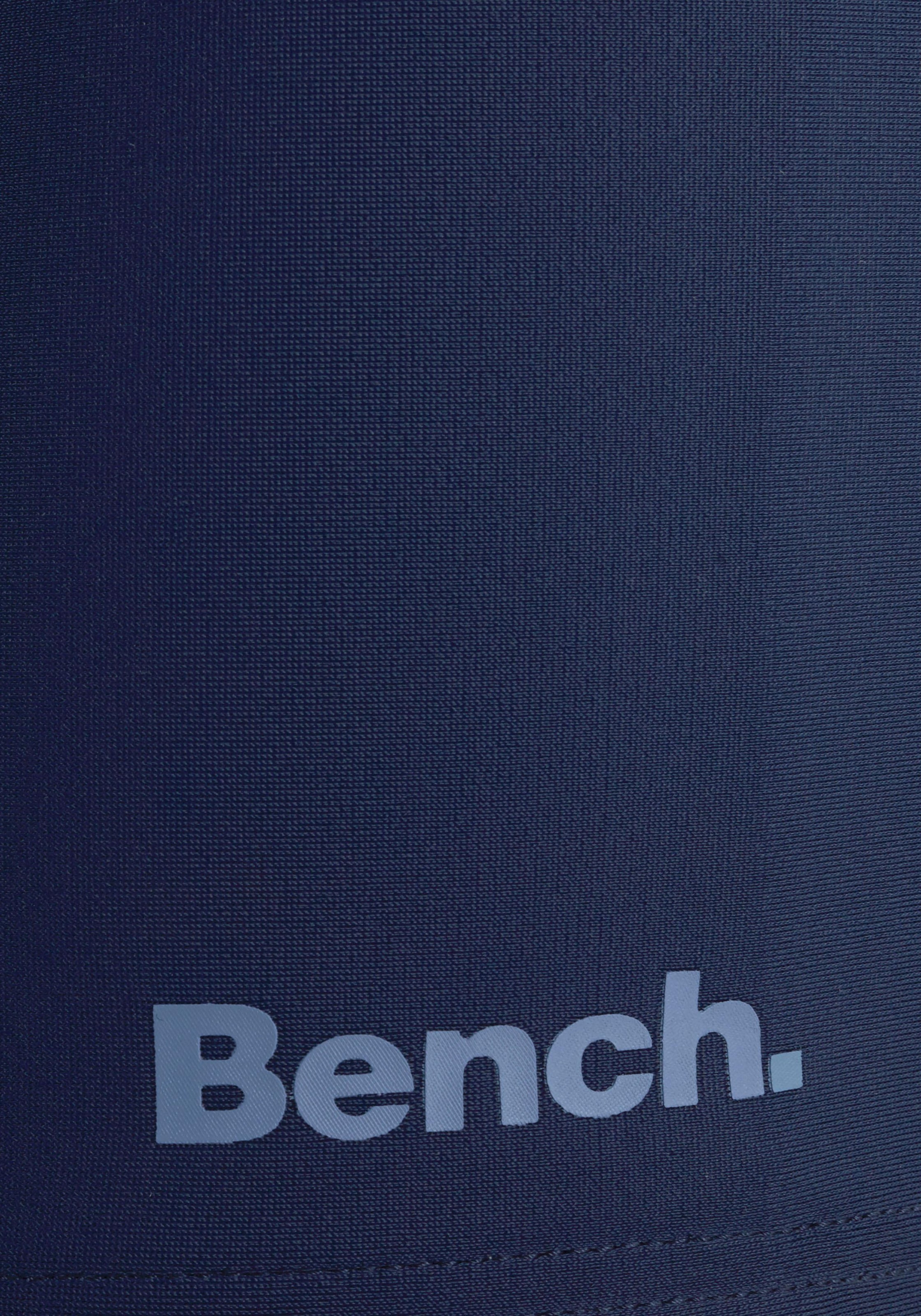 Bench. Boxer-Badehose, mit Logodruck