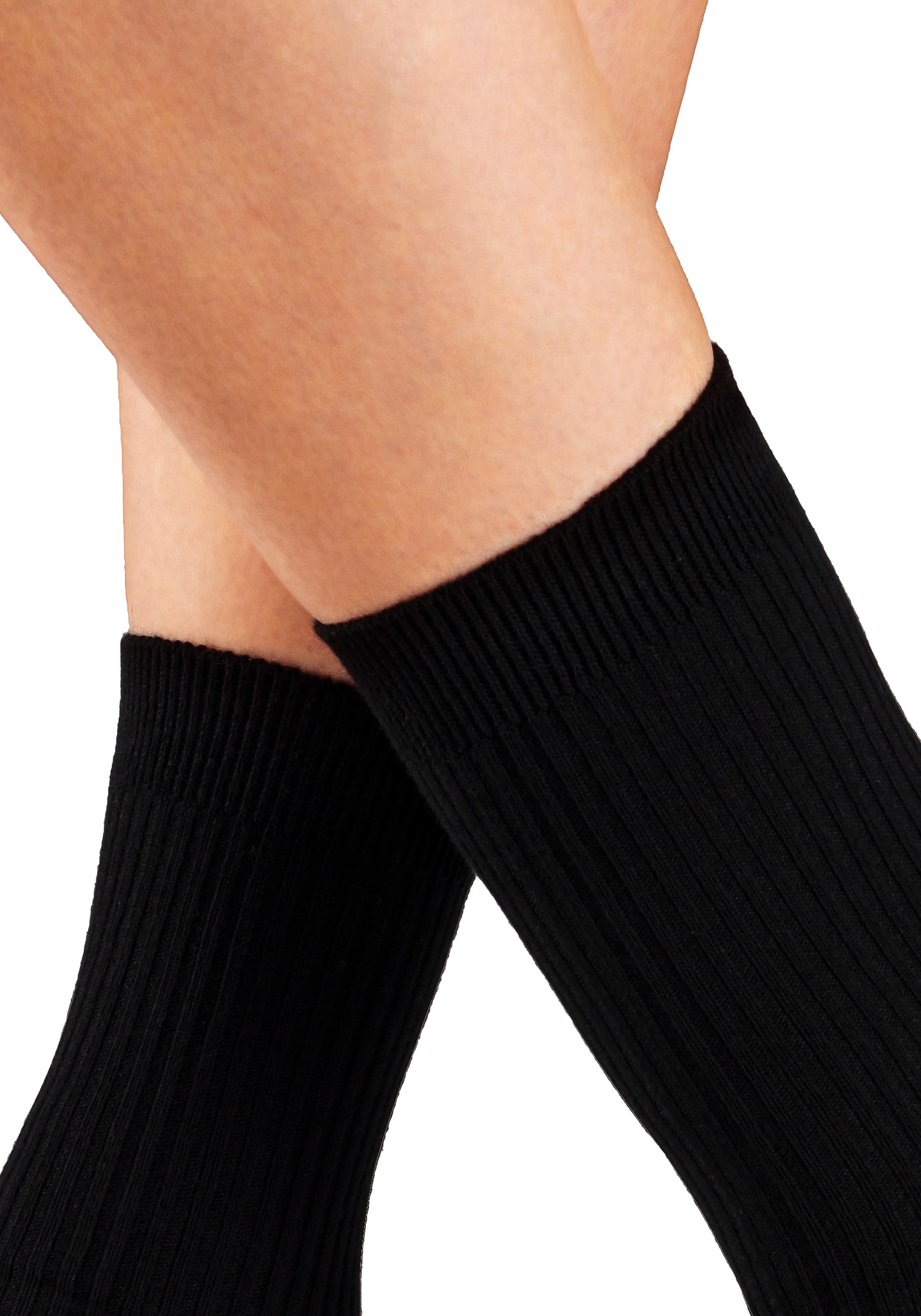 Lavana Basicsocken Packung, 5 Stk. tlg. mit feiner Rippe