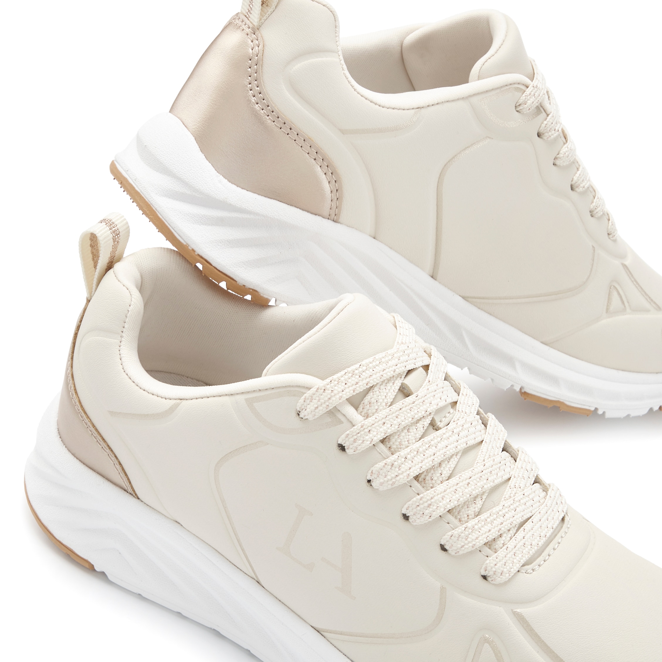 LASCANA Sneaker »Freizeitschuh, Schnürschuh«, mit Farbakzenten VEGAN