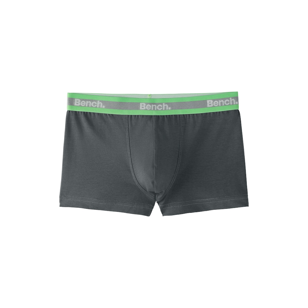 Bench. Boxer »Boxershorts für Jungen«, (Packung, 3 St.), unifarben mit neon Bündchen
