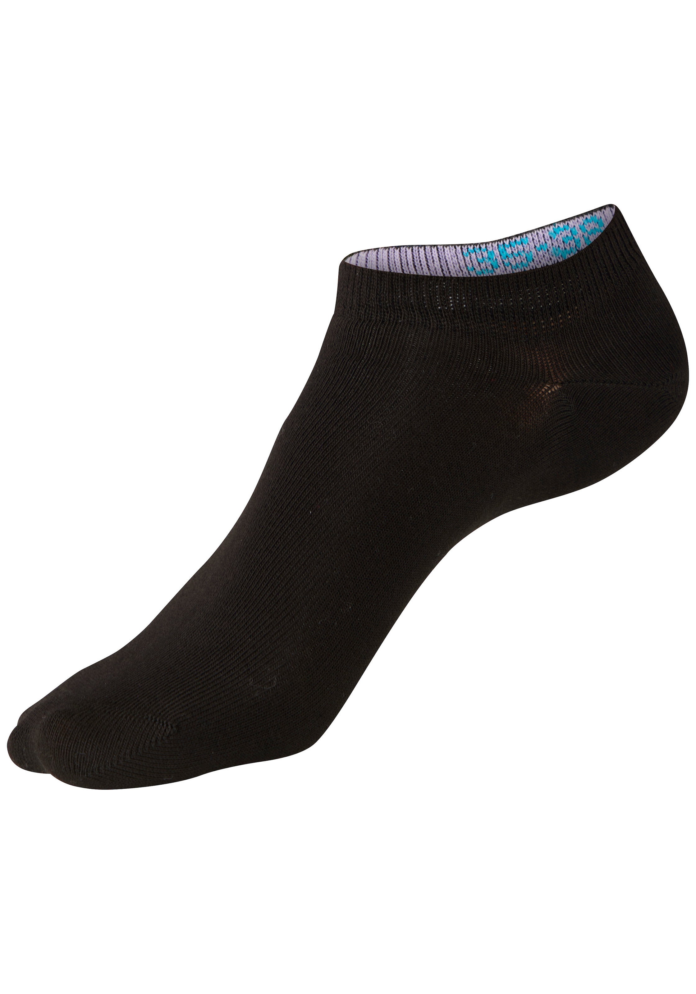 H.I.S Chaussettes de baskets »für Damen und Herren, perfekt zu sortieren, mit farbigen Innenbündchen« Boîte, 20 Couple tlg. dans une boîte cadeau pratique pour le travail et les loisirs