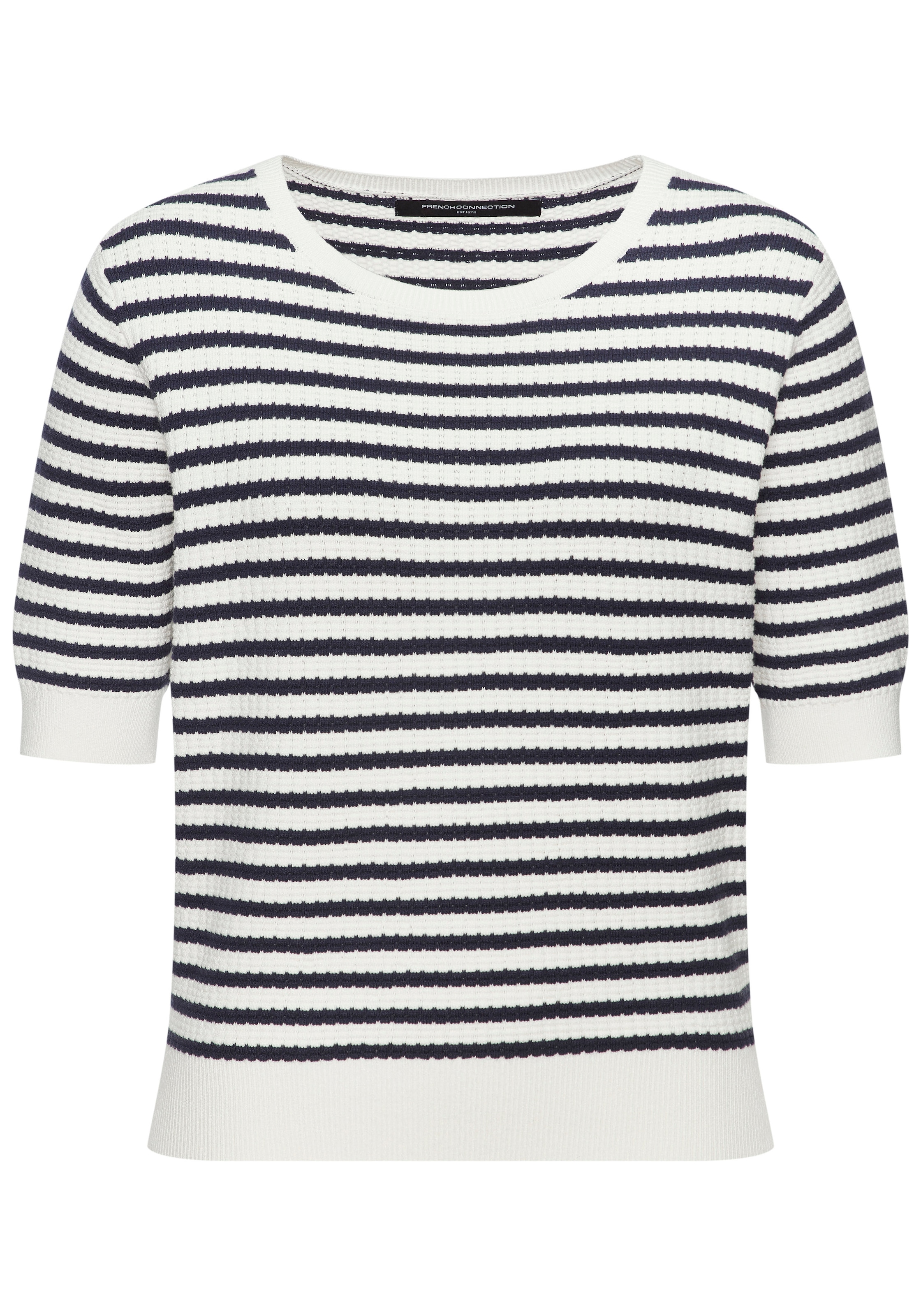 French Connection T-shirt T-shirt lounge manches courtes, en tricot structuré doux, vêtements d'intérieur