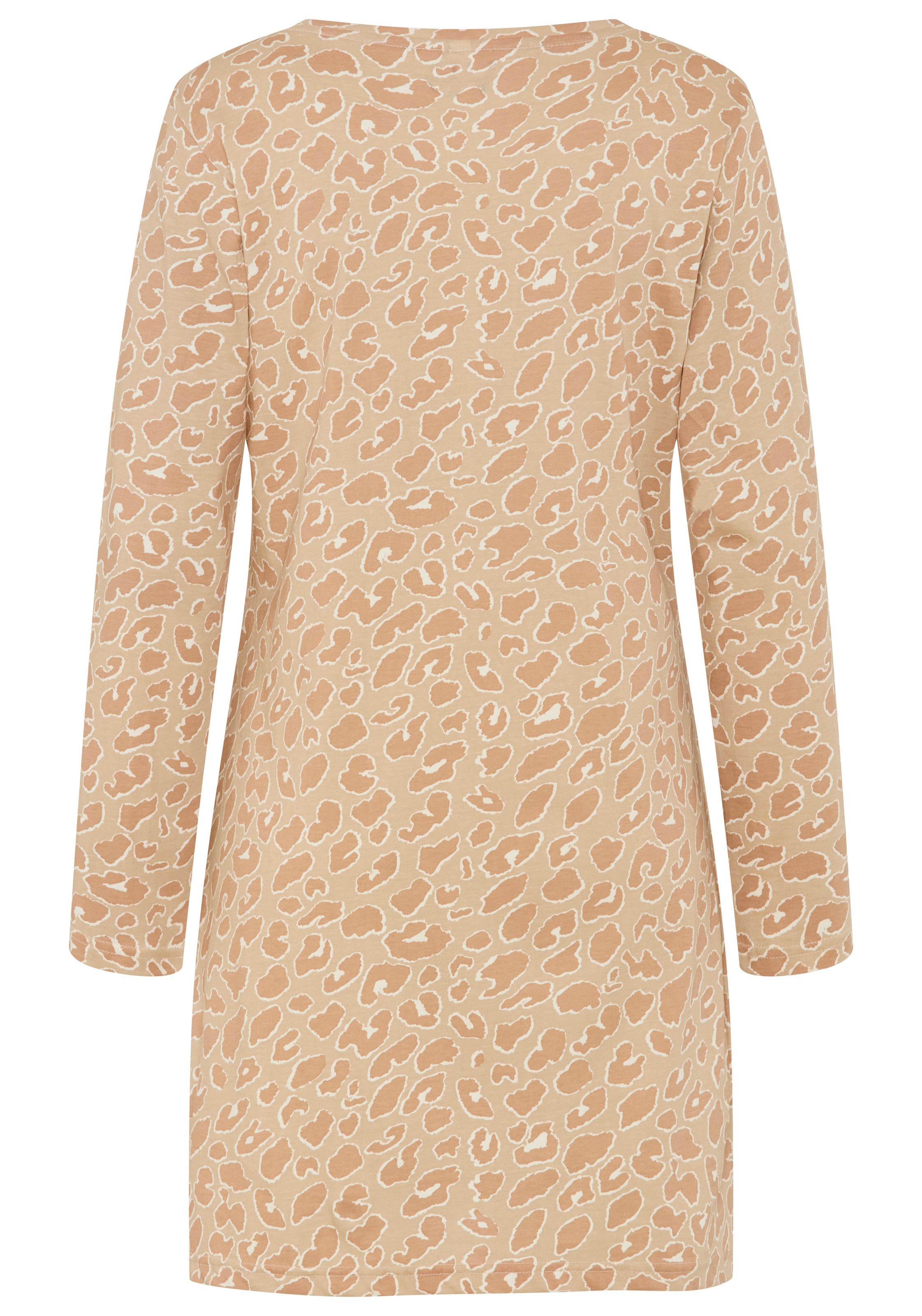 Vivance Dreams by Lascana Nachthemd Ohne Taschen mit naturfarbenen Prints