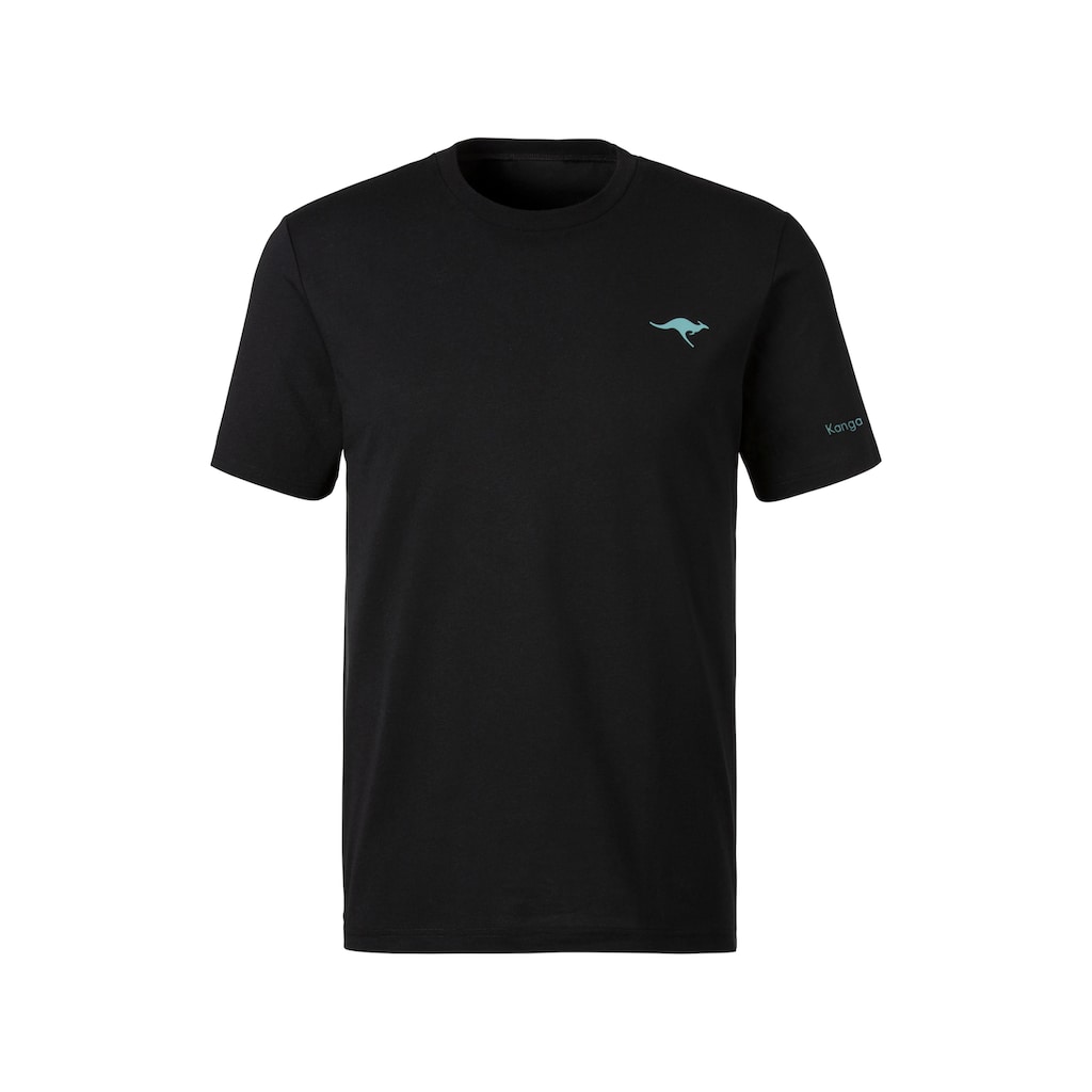 KangaROOS T-Shirt, (2er-Pack), mit KangaROOS Print auf der Brust
