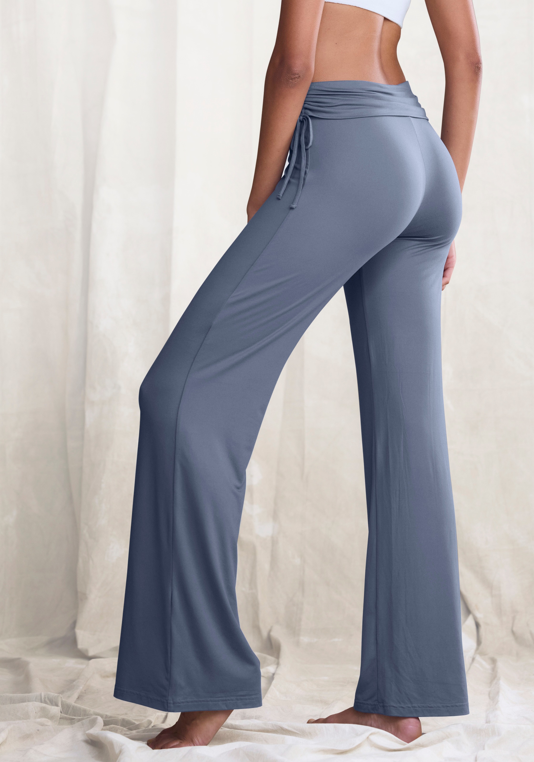 LASCANA Jazzpants mit Umschlagbund zum Raffen