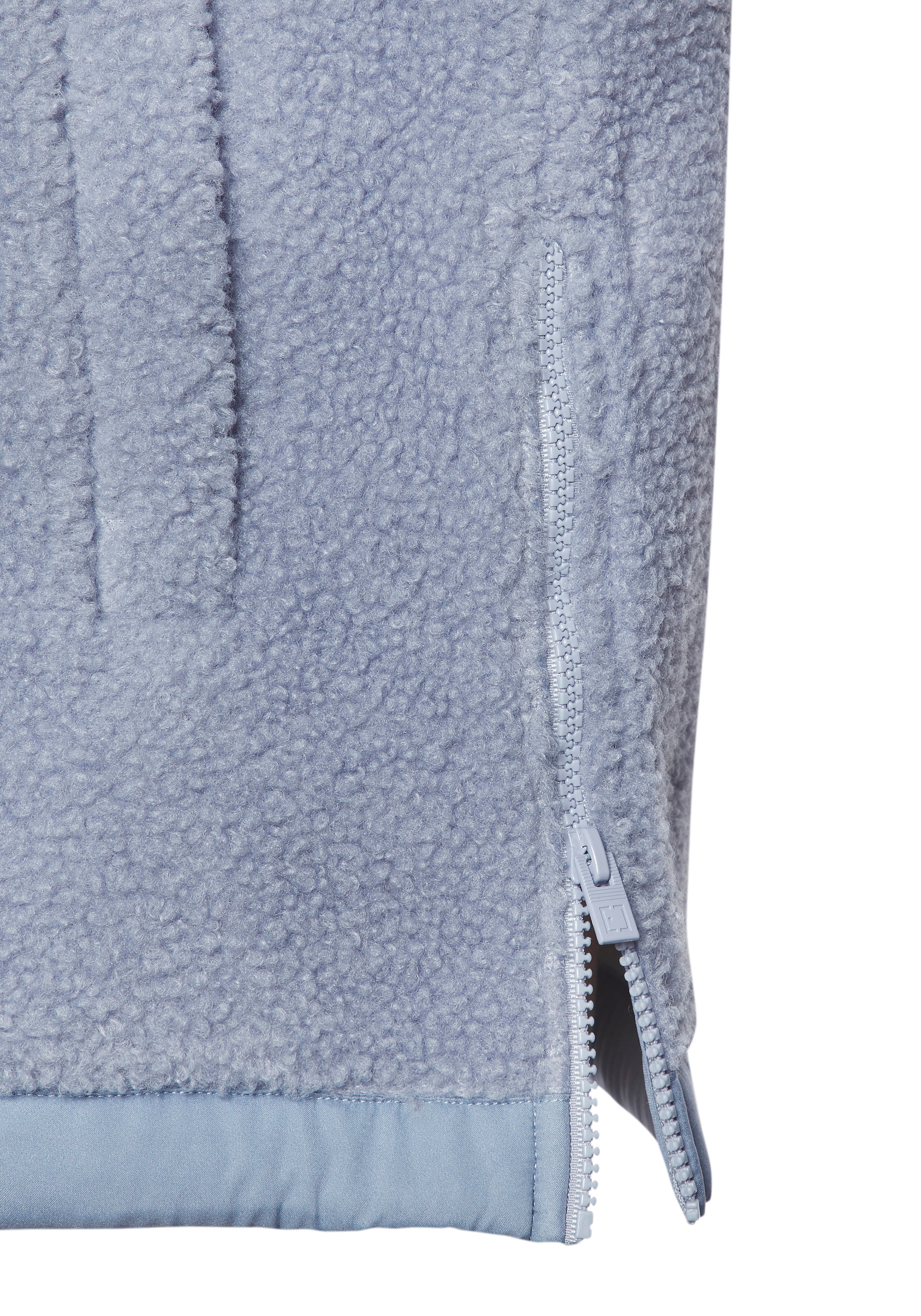 Elbsand Fleeceweste mit grosser Schriftzug-Stickerei