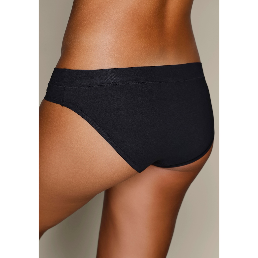 Copenhagen Studios Bikinislip »mit Logodruck am Bund«, (3er-Pack), aus softer Bio-Baumwollqualität