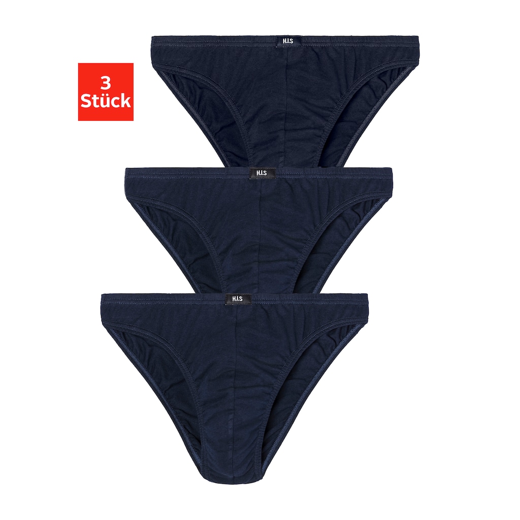 H.I.S Slip »Minislip«, (Packung, 3 St.), aus weichem Baumwoll-Stretch