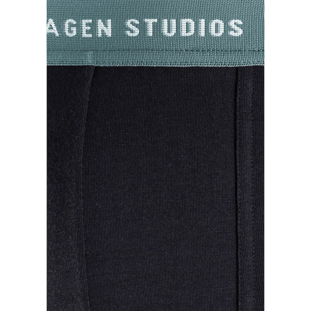 Copenhagen Studios Boxer »Boxershorts für Herren«, (3 St.), mit längerem Bein und Logobund