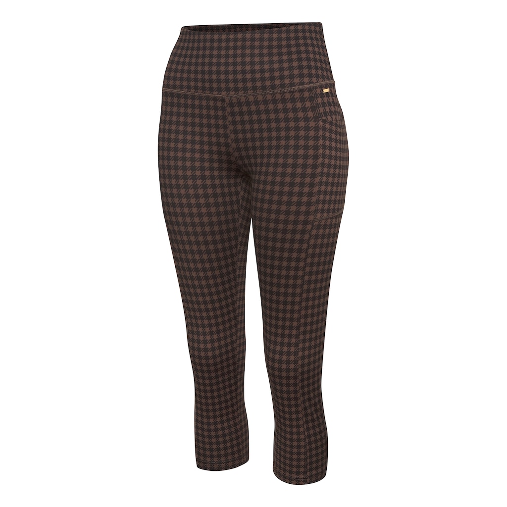 LASCANA Caprileggings, Sporthose im Allover-Druck
