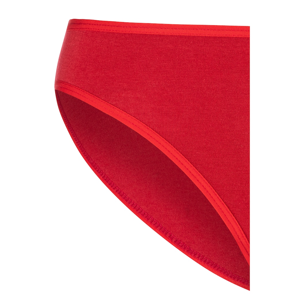 petite fleur Bikinislip, (10er-Pack), aus elastischer Baumwolle