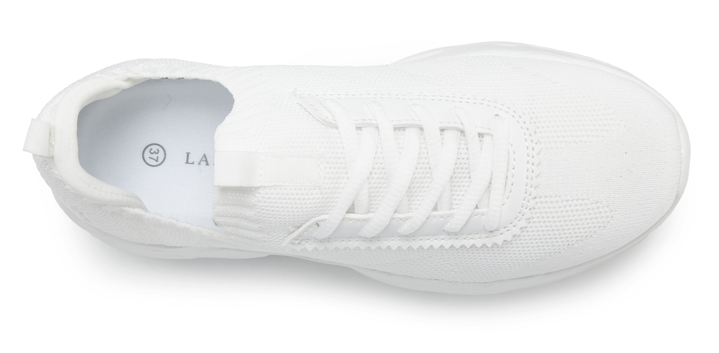 LASCANA ACTIVE Sneaker, ultraleicht und bequem zum Reinschlüpfen mit Zierschnürung VEGAN