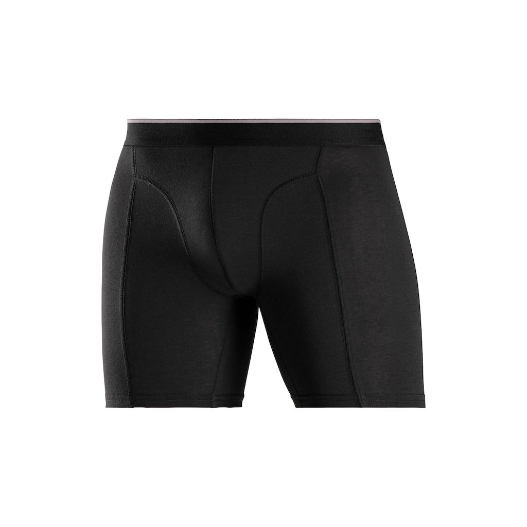 AUTHENTIC LE JOGGER Langer Boxer, (Packung, 5 St.), mit zweifarbigem Webbund und längerem Bein
