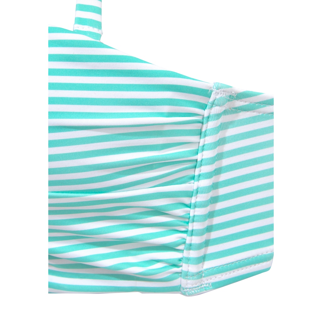 s.Oliver Bügel-Bandeau-Bikini, in getwisteter Optik