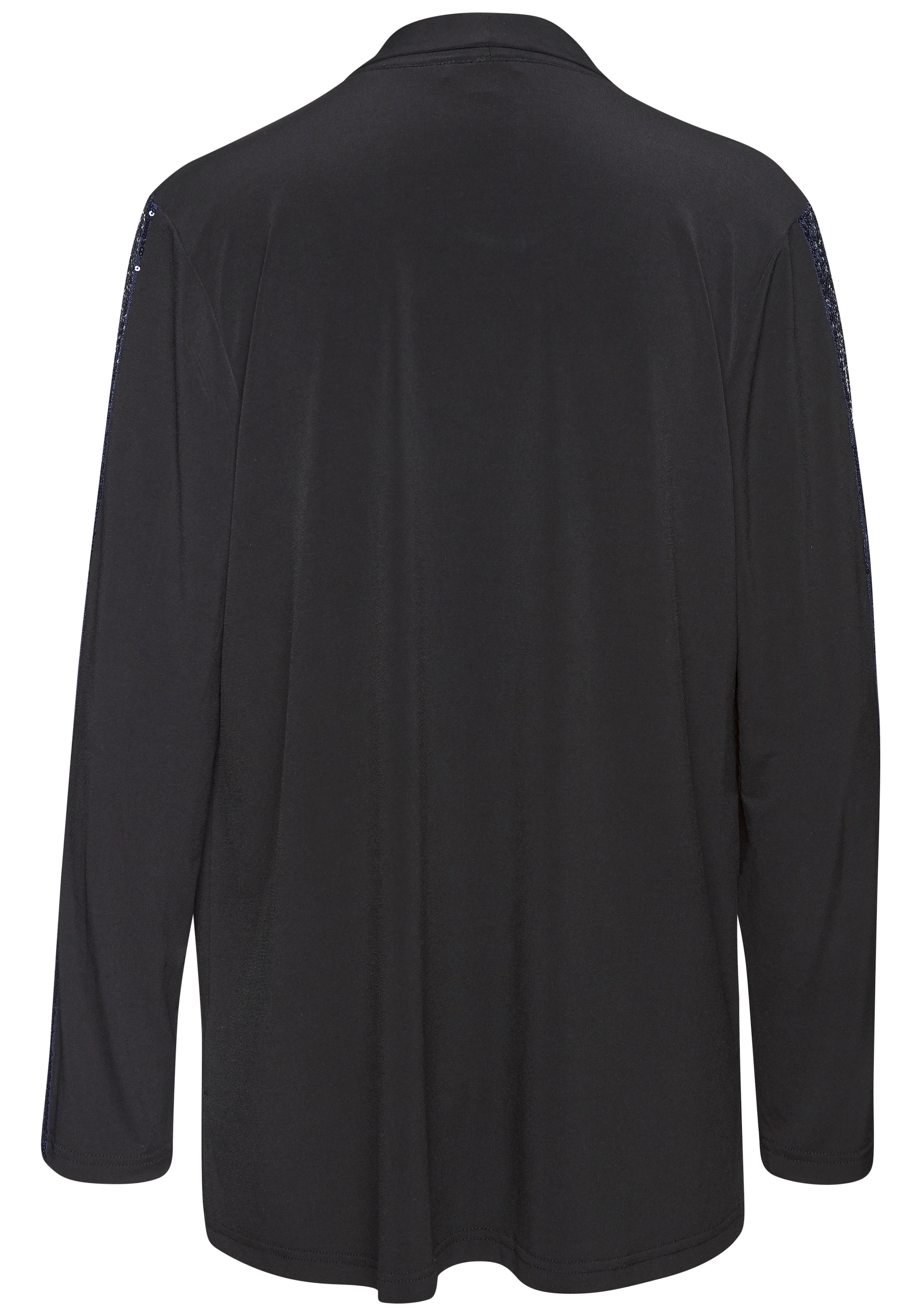 LASCANA Blusenjacke mit Pailettenbesatz, Partyjacke, festlich