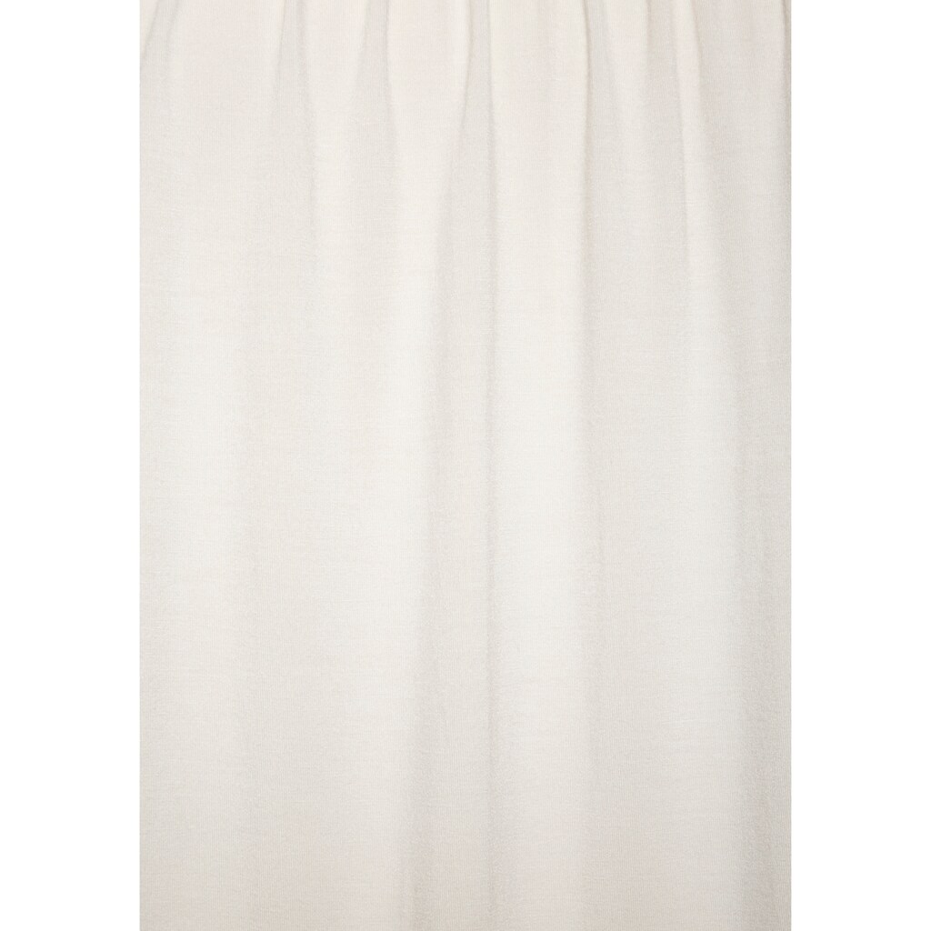 LASCANA 3/4-Arm-Shirt »mit zarter Raffung am Ausschnitt«, aus weichem Viskose-Stretch