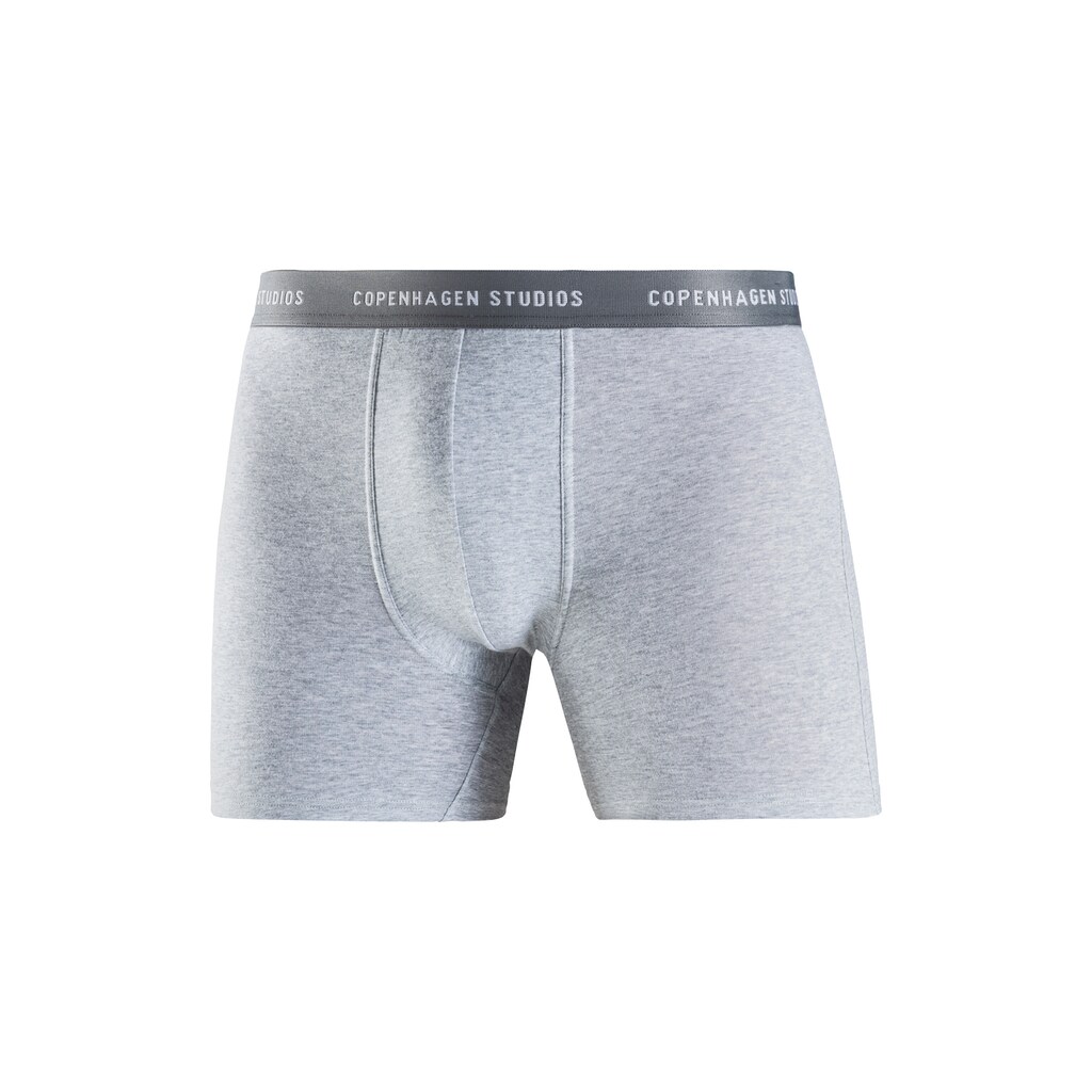 Copenhagen Studios Boxer »Boxershorts für Herren«, (3 St.), mit längerem Bein und Logobund