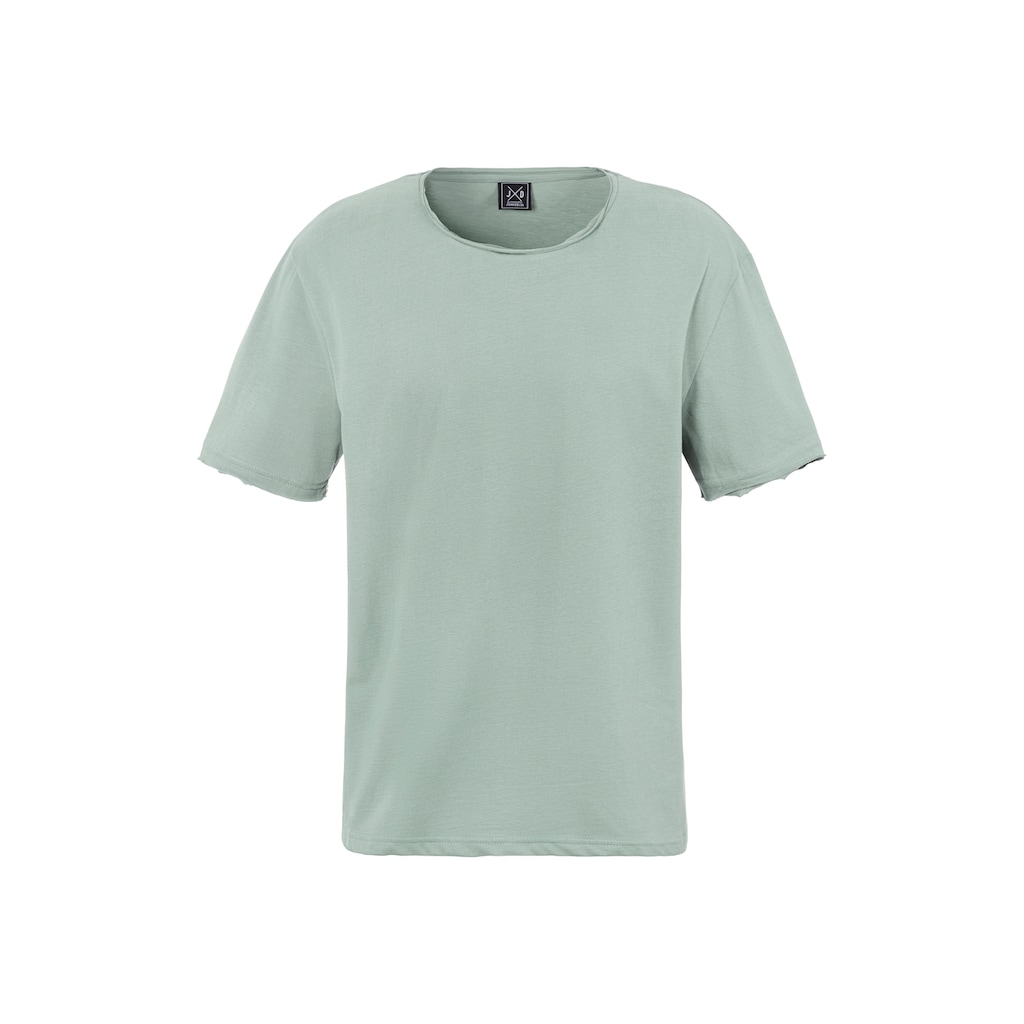 John Devin T-Shirt, (Packung, 2), Relaxed Fit, Kurzarm, Freizeitshirt mit Rundhals aus reiner Baumwolle
