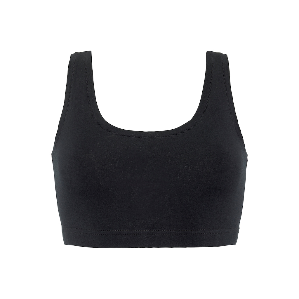 LASCANA Bustier, "Perfect Basics" aus elastischer Baumwolle