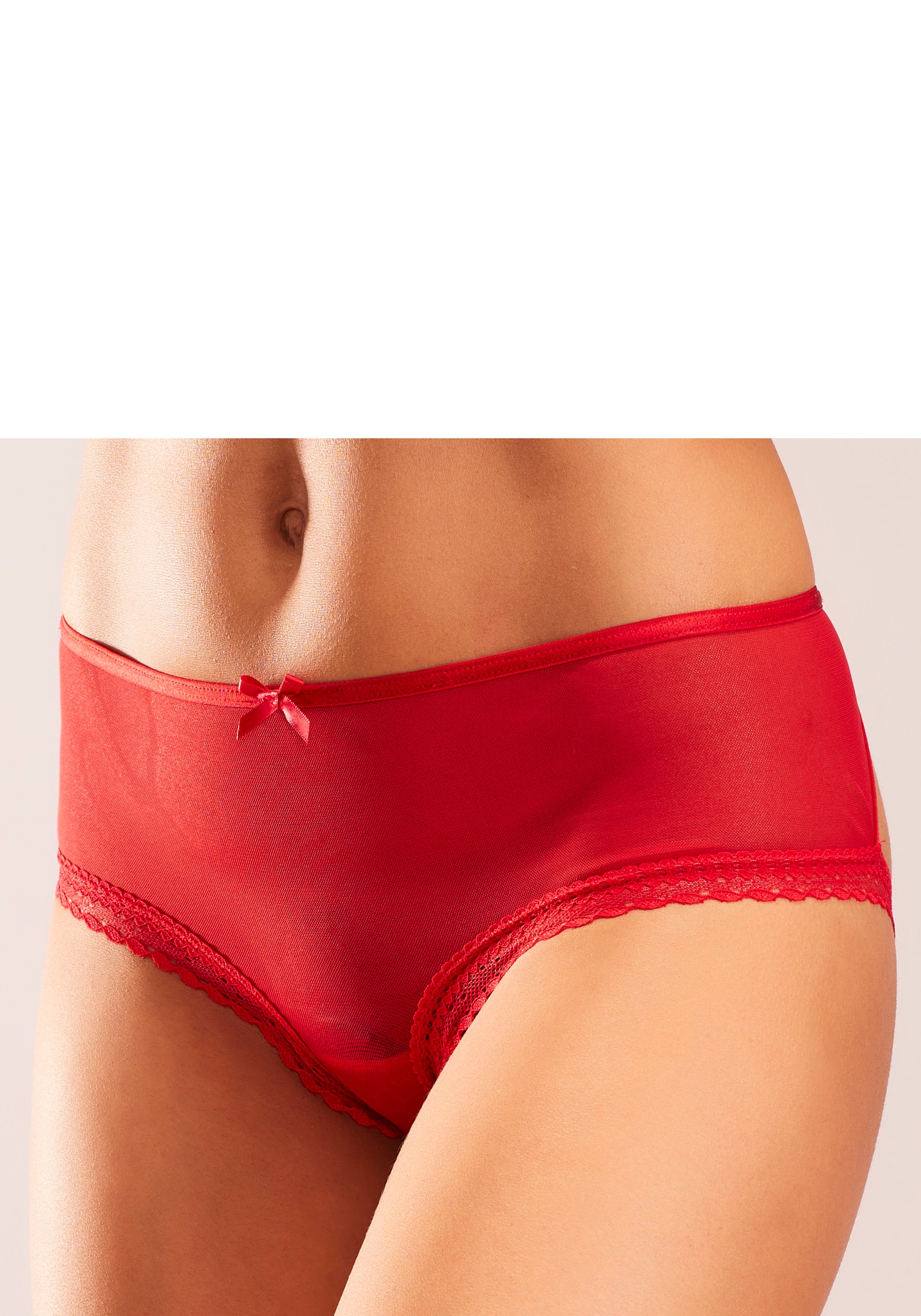 petite fleur goldfarben Panty-Ouvert, aus transparentem Tüll