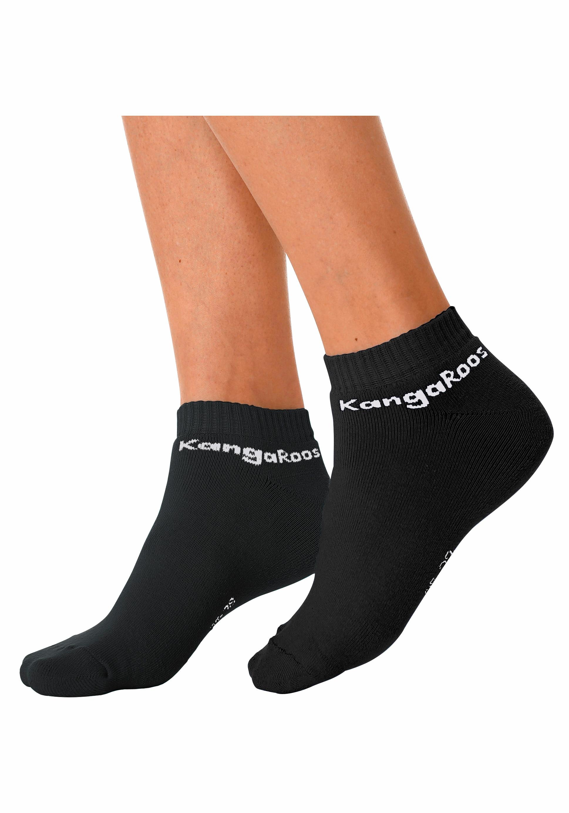 KangaROOS Sneakersocken Packung, 6 Stk. tlg. mit Frottee innen