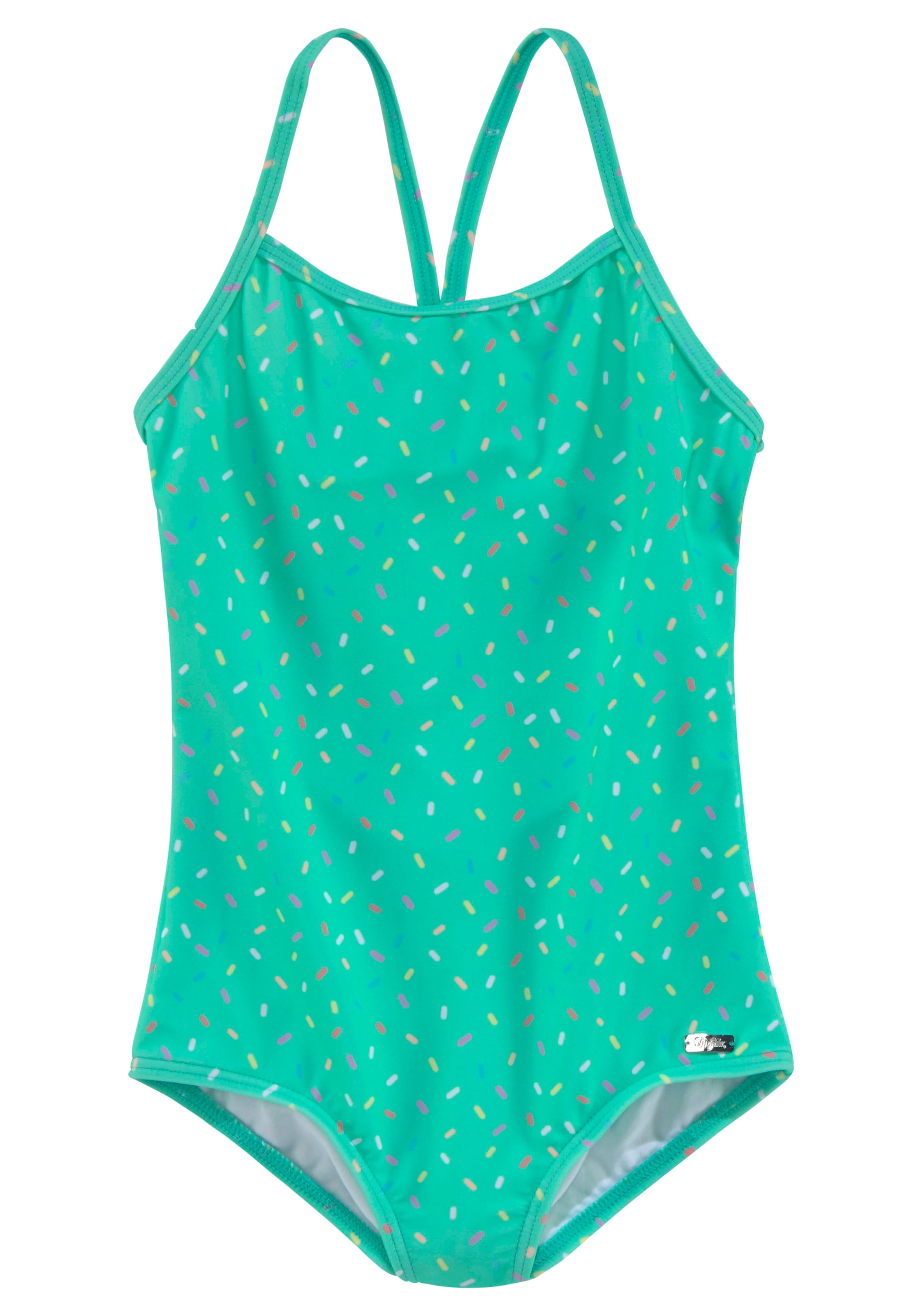 Buffalo Badeanzug »Candy Kids« mit Racerback, mit recyceltem Polyamid