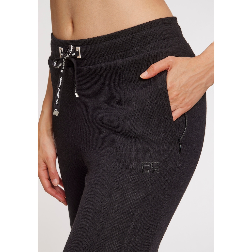 French Connection Loungepants, in gerippter Strickoptik