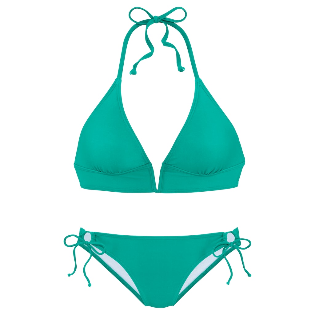 Vivance Triangel-Bikini, mit trendigem V-Ausschnitt