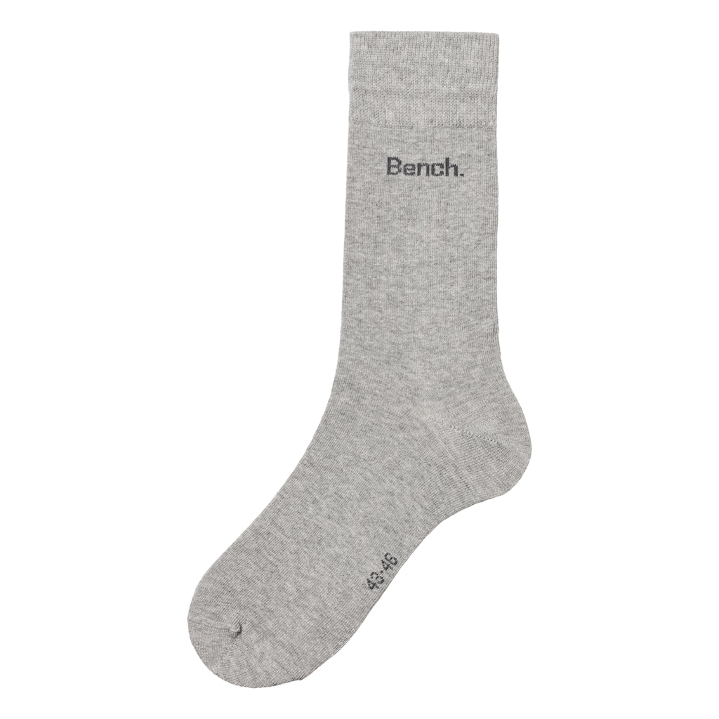 Bench. Basicsocken, (Packung, 4 Paar), in angenehm weicher Markenqualität