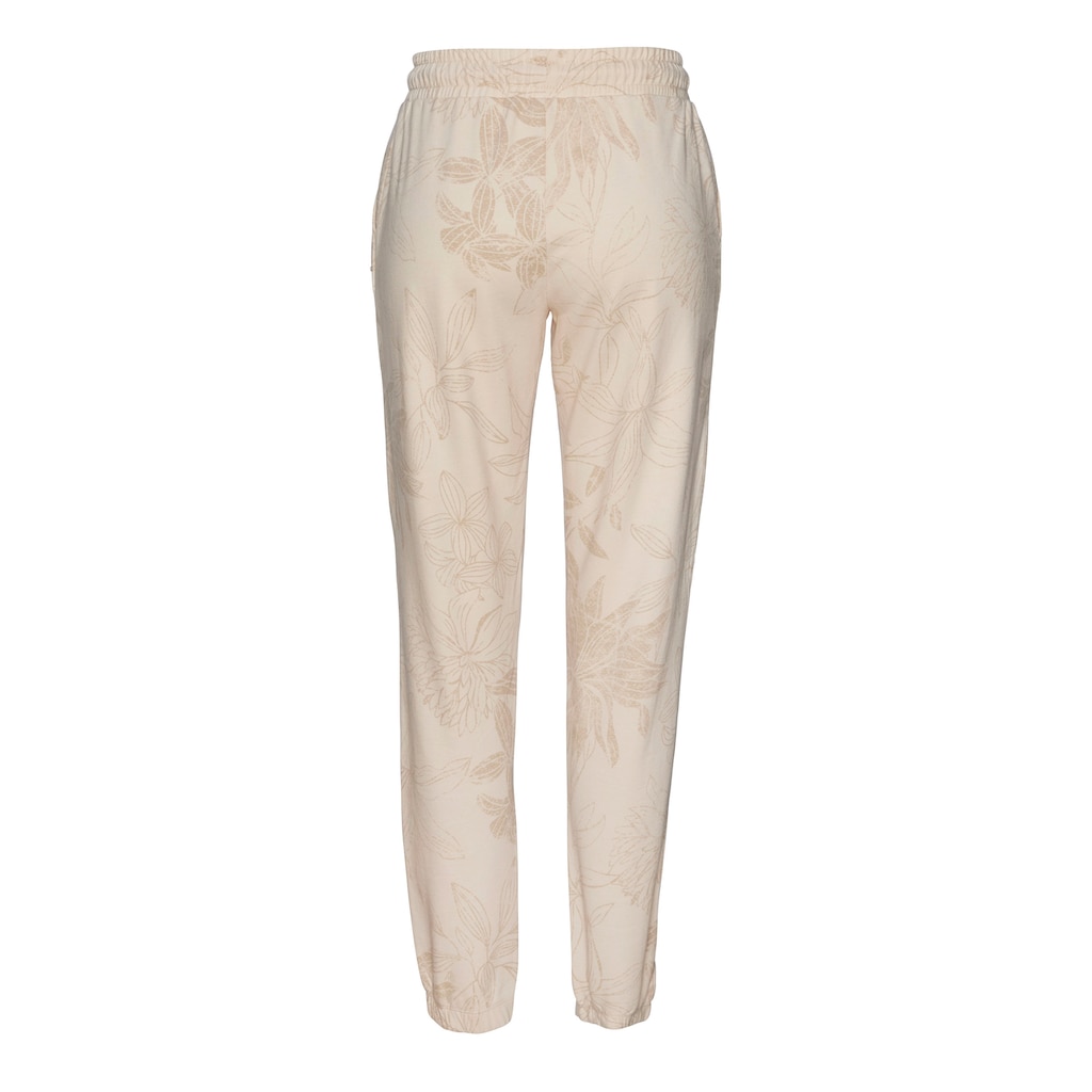 LASCANA Loungehose, mit floralem Alloverdruck, Loungewear