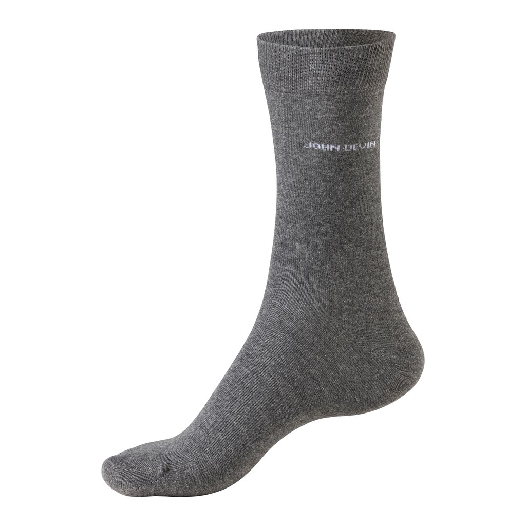 John Devin Basicsocken, (Packung, 7 Paar), für jeden Tag