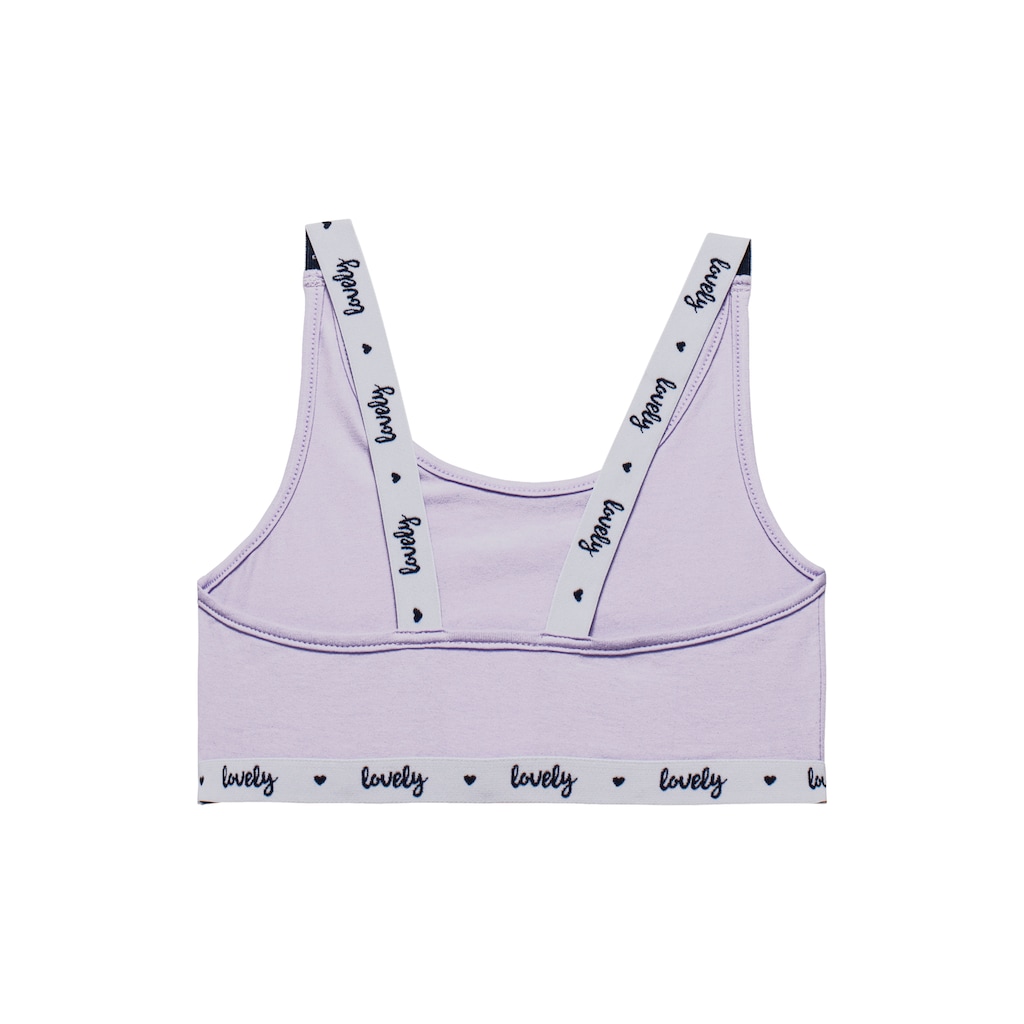 Buffalo Bustier, mit bedruckten Trägern