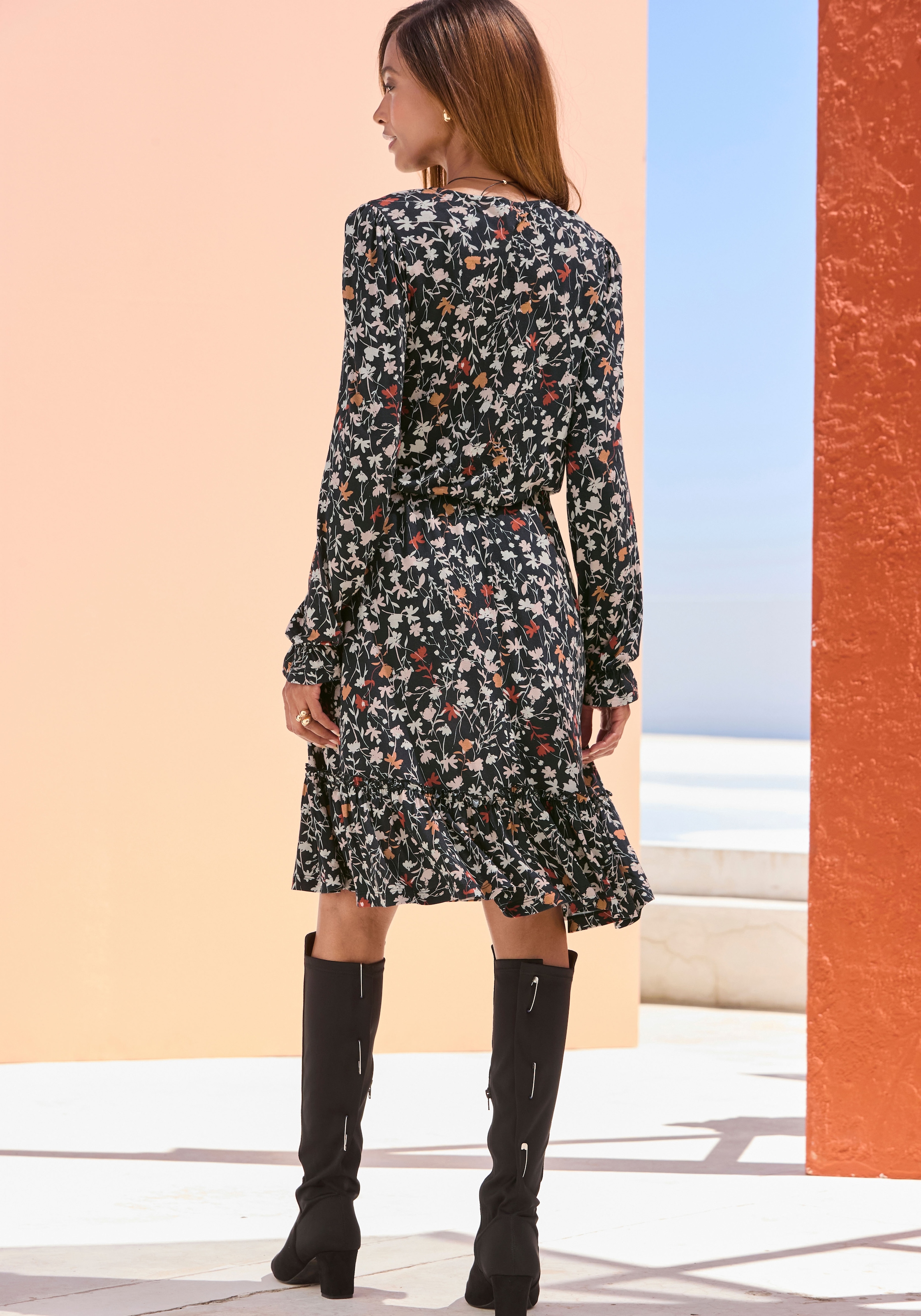 LASCANA Robe en jersey Sans poches