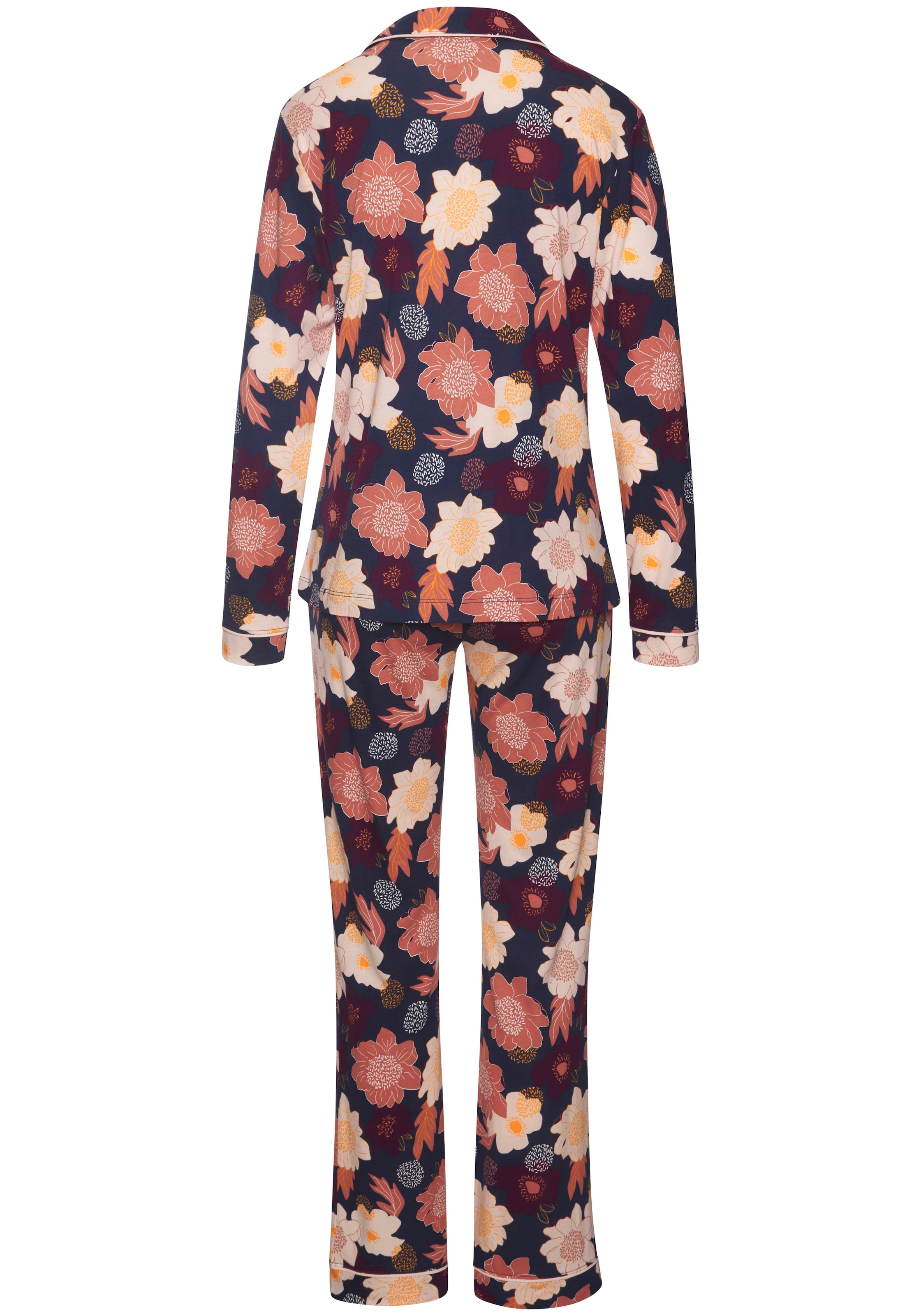 Vivance Dreams Pyjama, (2 tlg.), mit kreativen Mustern