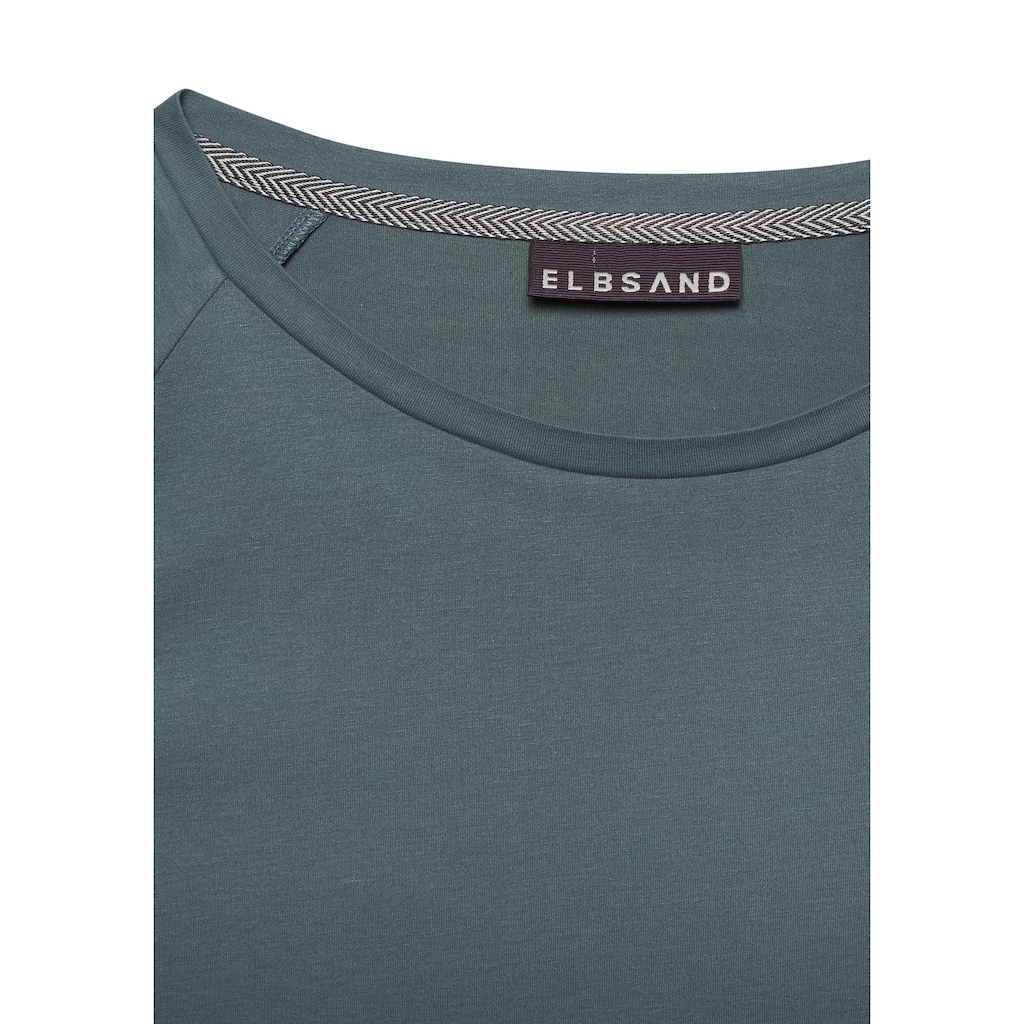 Elbsand Longsleeve »Tinna«, mit Logodruck hinten, Langarmshirt aus Baumwoll-Mix, sportlich-casual