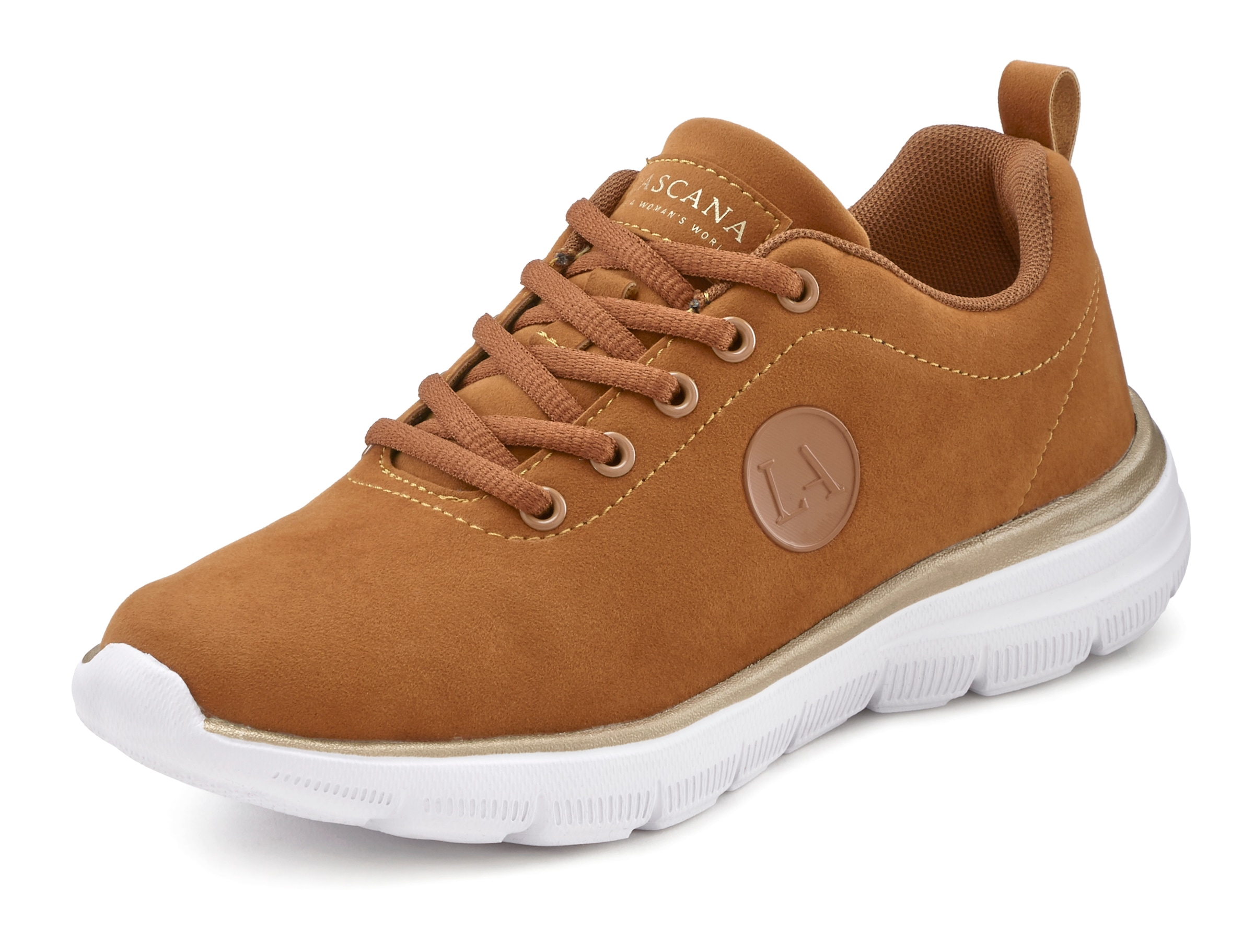 LASCANA Sneaker, pflegeleicht, ultraleicht, Schnürhalbschuhe, Freizeitschuhe, VEGAN