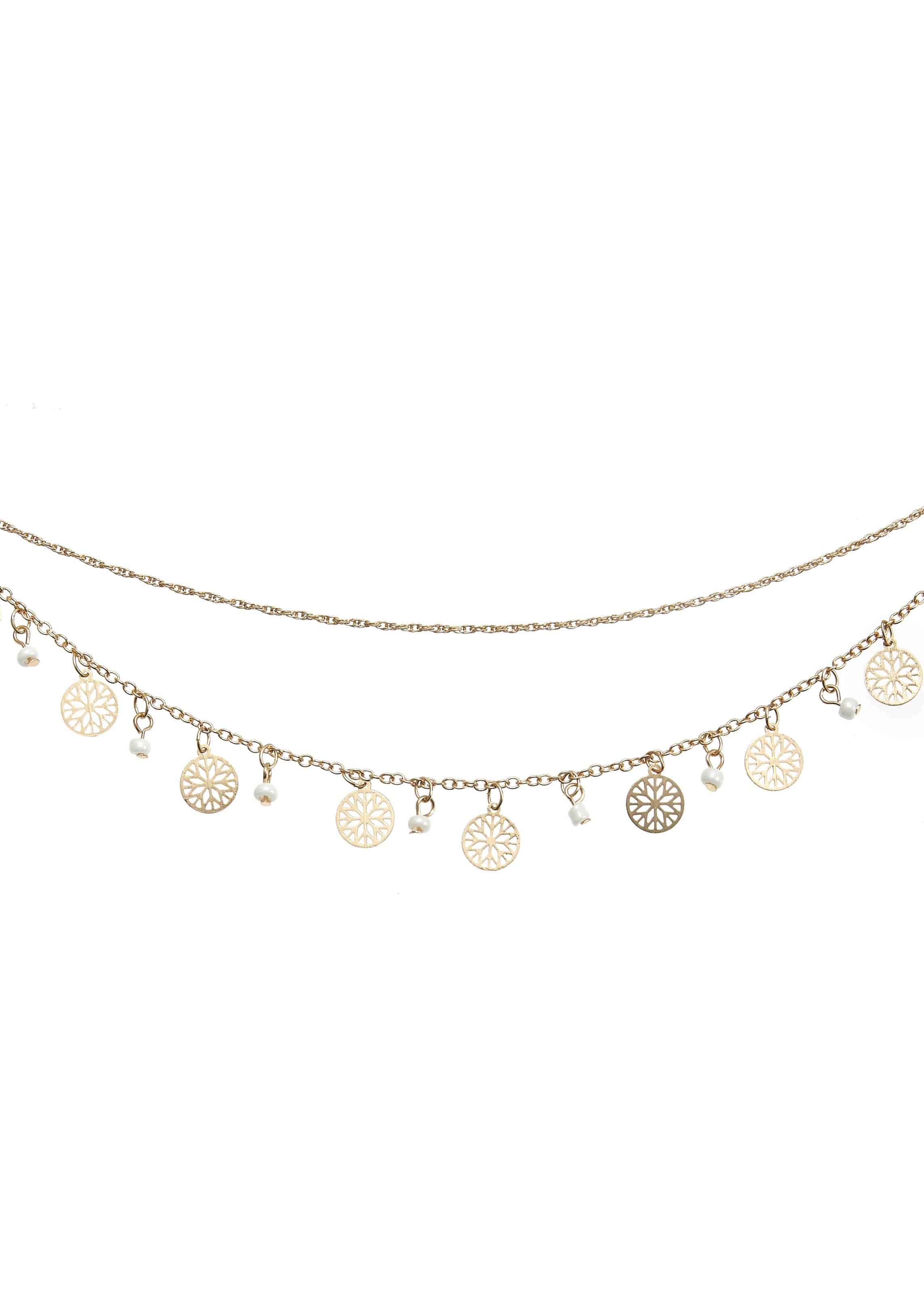 LASCANA Fusskette mit Anhänger Fusskettchen-Armband, Fusskettchen mit Anhänger, Fussschmuck