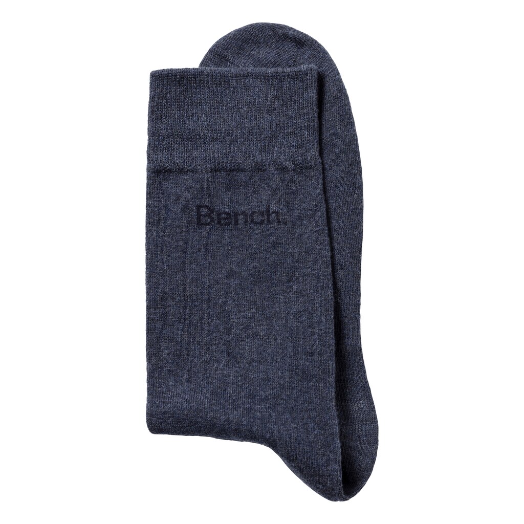 Bench. Basicsocken, (Packung, 4 Paar), in angenehm weicher Markenqualität
