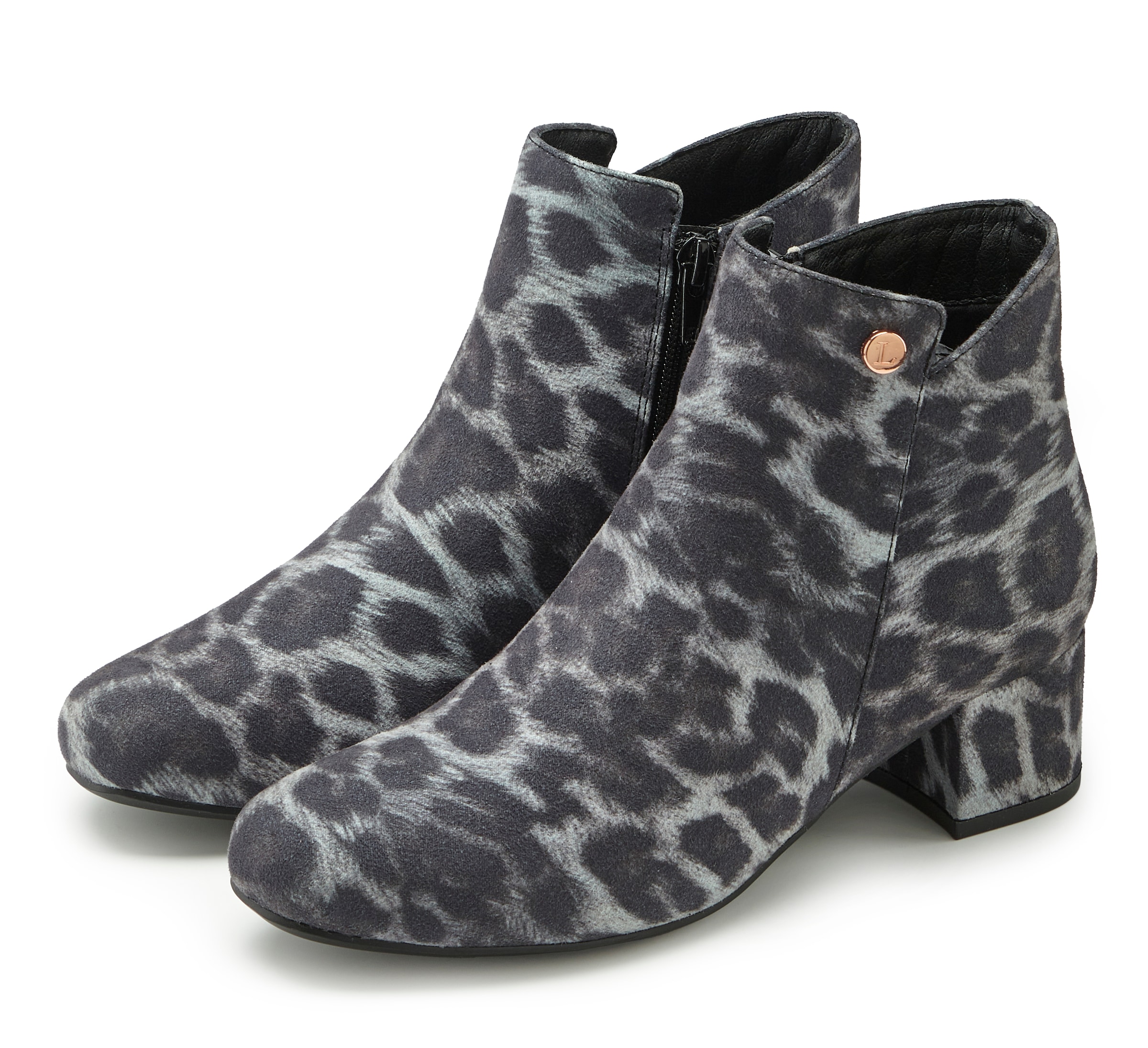 LASCANA Bottines »Herbststiefelette,  Ankle Boots, Stiefel,«  avec talon bloc confortable VEGAN