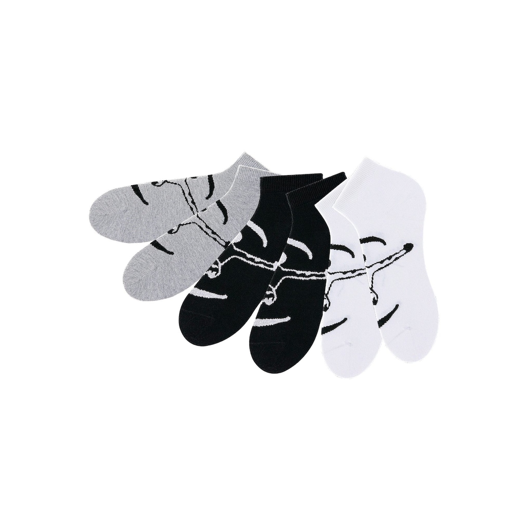 Chiemsee Sneakersocken, (Packung, 6 Paar), ideal für Sport & Freizeit