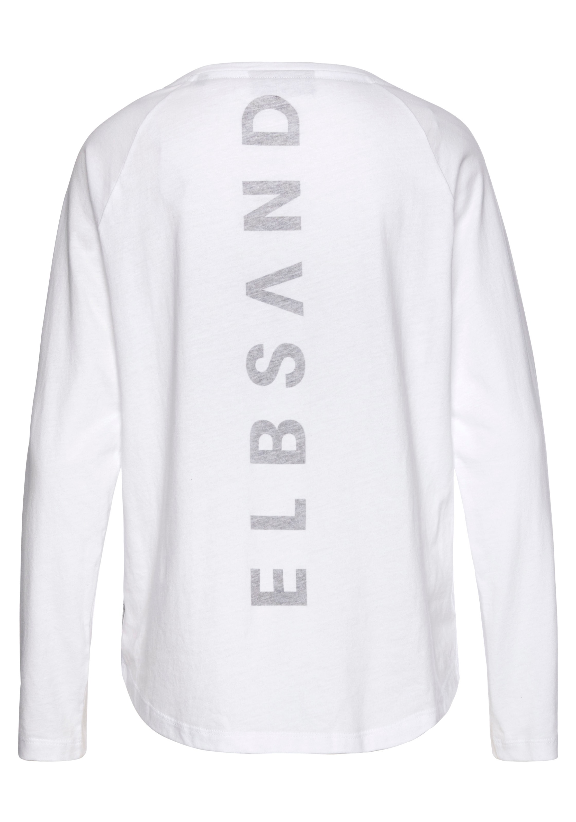 Elbsand Longsleeve »Tinna«, mit Logodruck hinten, Langarmshirt aus Baumwoll-Mix, sportlich-casual