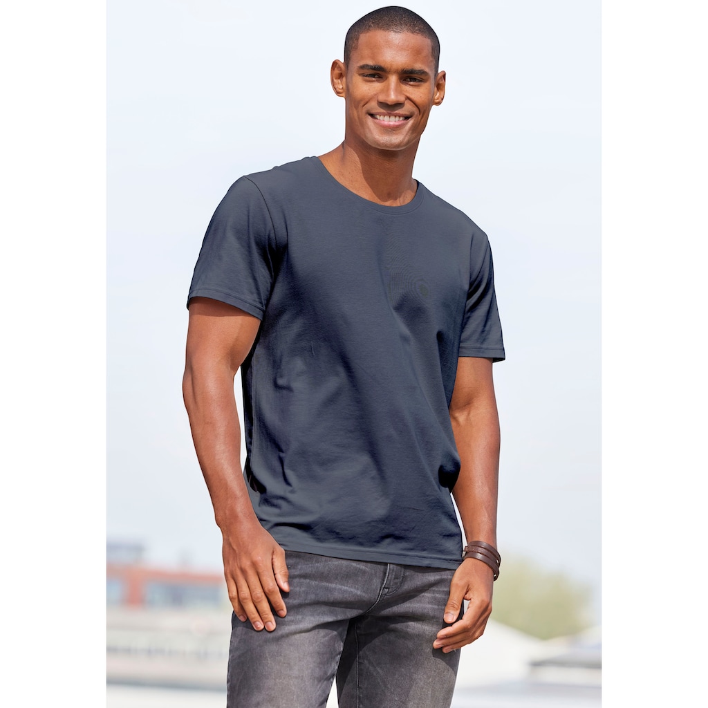 AUTHENTIC LE JOGGER T-Shirt, (Packung, 2), Freizeitshirt aus 100% Baumwolle