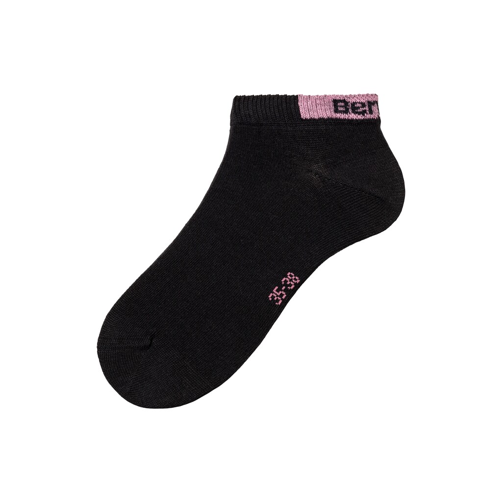 Bench. Sneakersocken, (Packung, 6 Paar), mit unterschiedlichen Designs
