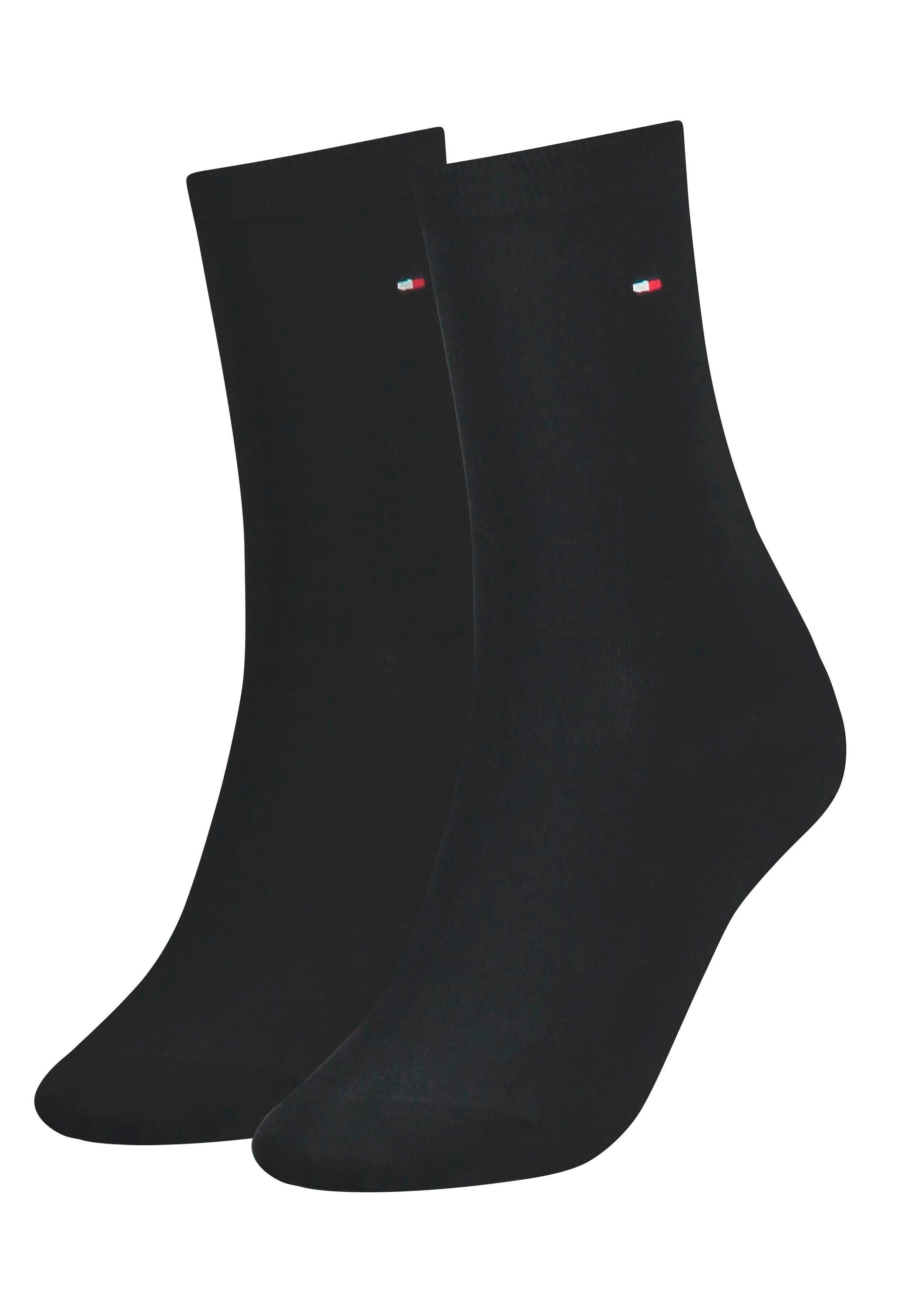 Tommy Hilfiger Socken »TH WOMEN SOCK CASUAL 2P« 2 Paar, 2 Stk. tlg. mit flacher Zehennaht